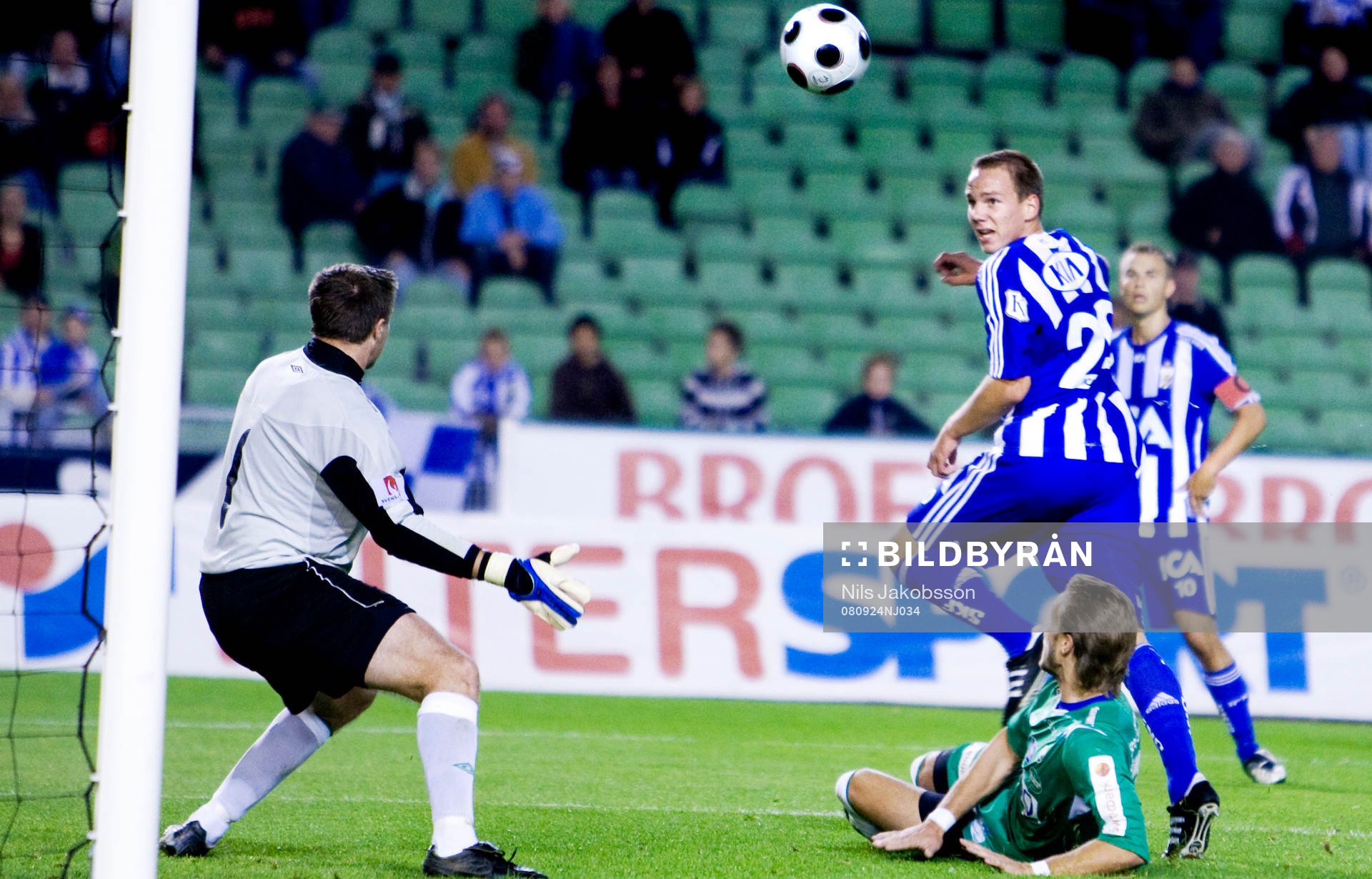 Colin Burns, målvakt, Ljungskile, Mathias Eteus, Göteborg