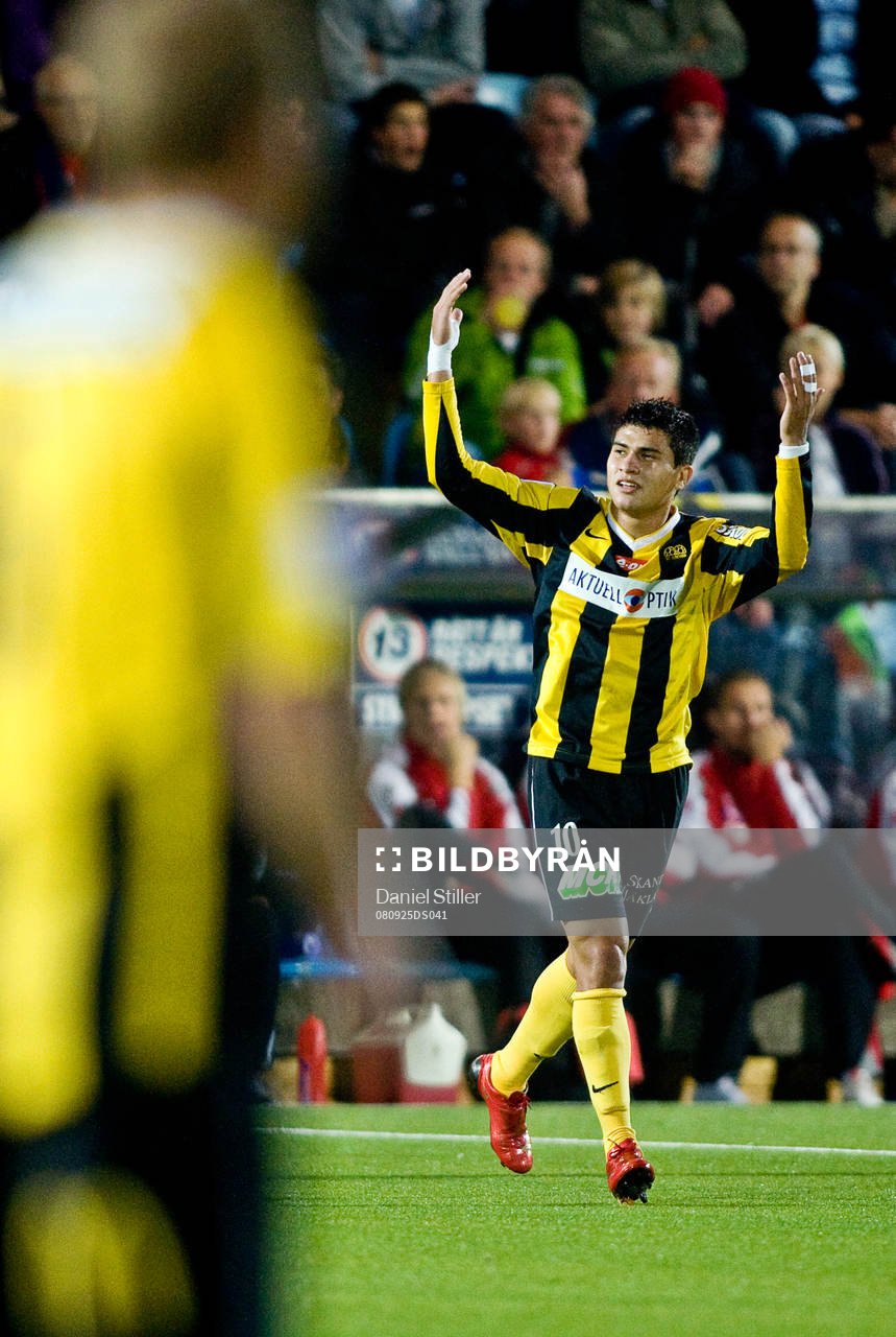  Paulinho, Häcken, jubel efter sitt 1-0 mål