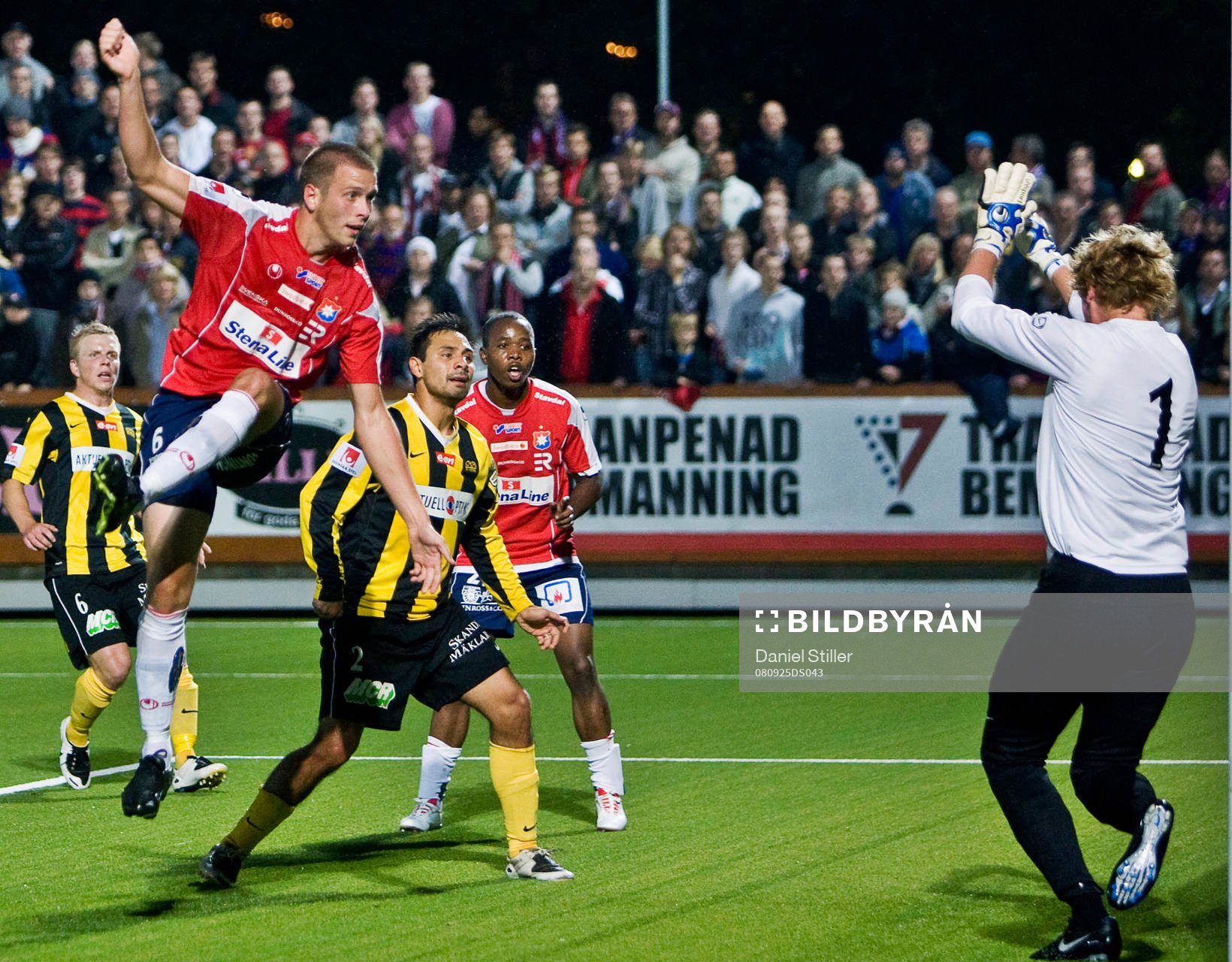 Alexander Mellqvist kvitterar till 1-1 för Örgryte