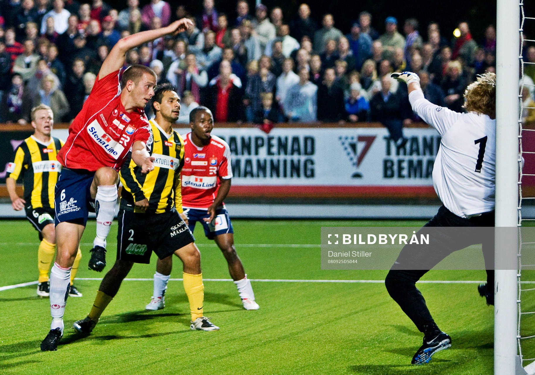 Alexander Mellqvist kvitterar till 1-1 för Örgryte