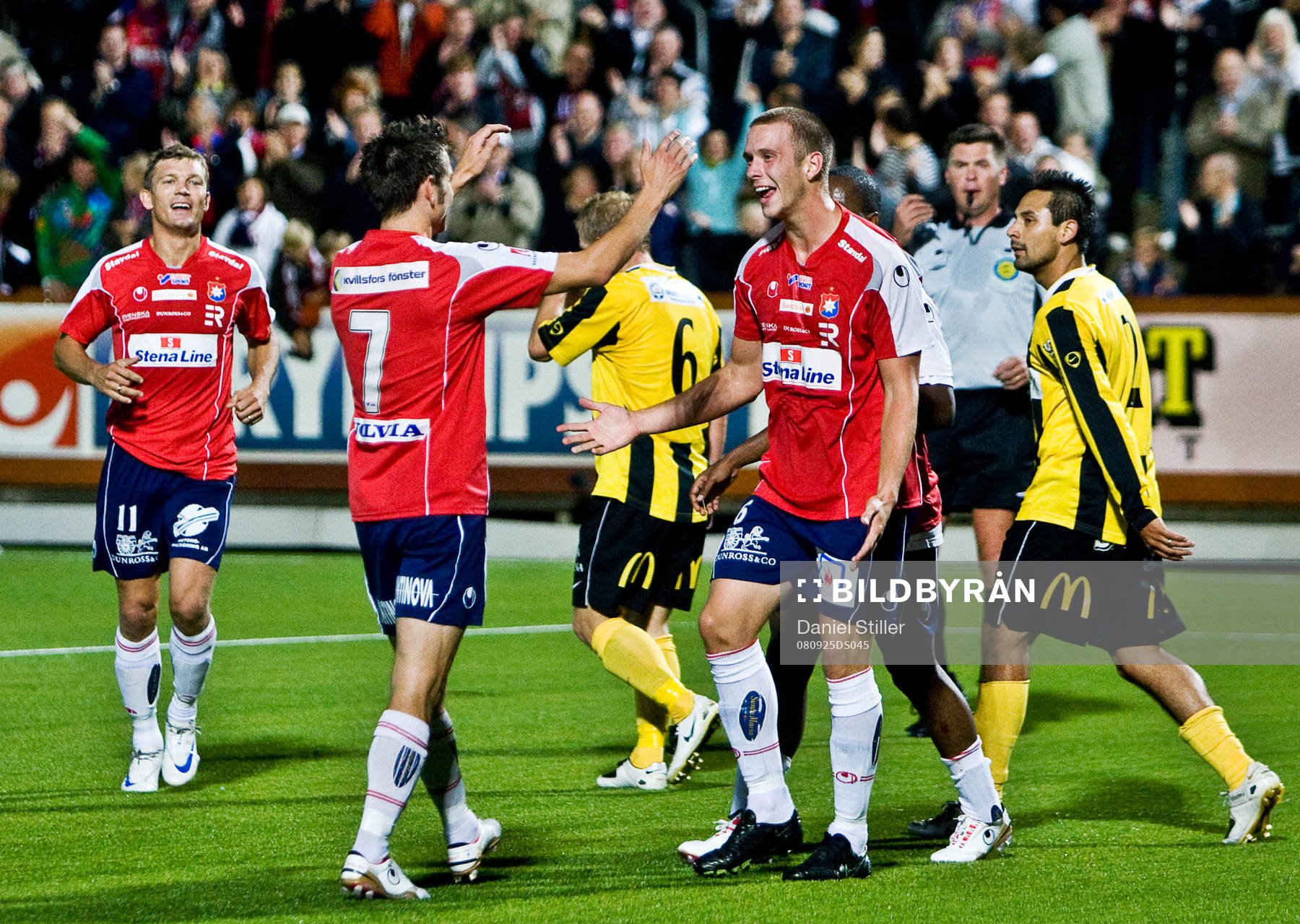 Alexander Mellqvist kvitterar till 1-1 för Örgryte.