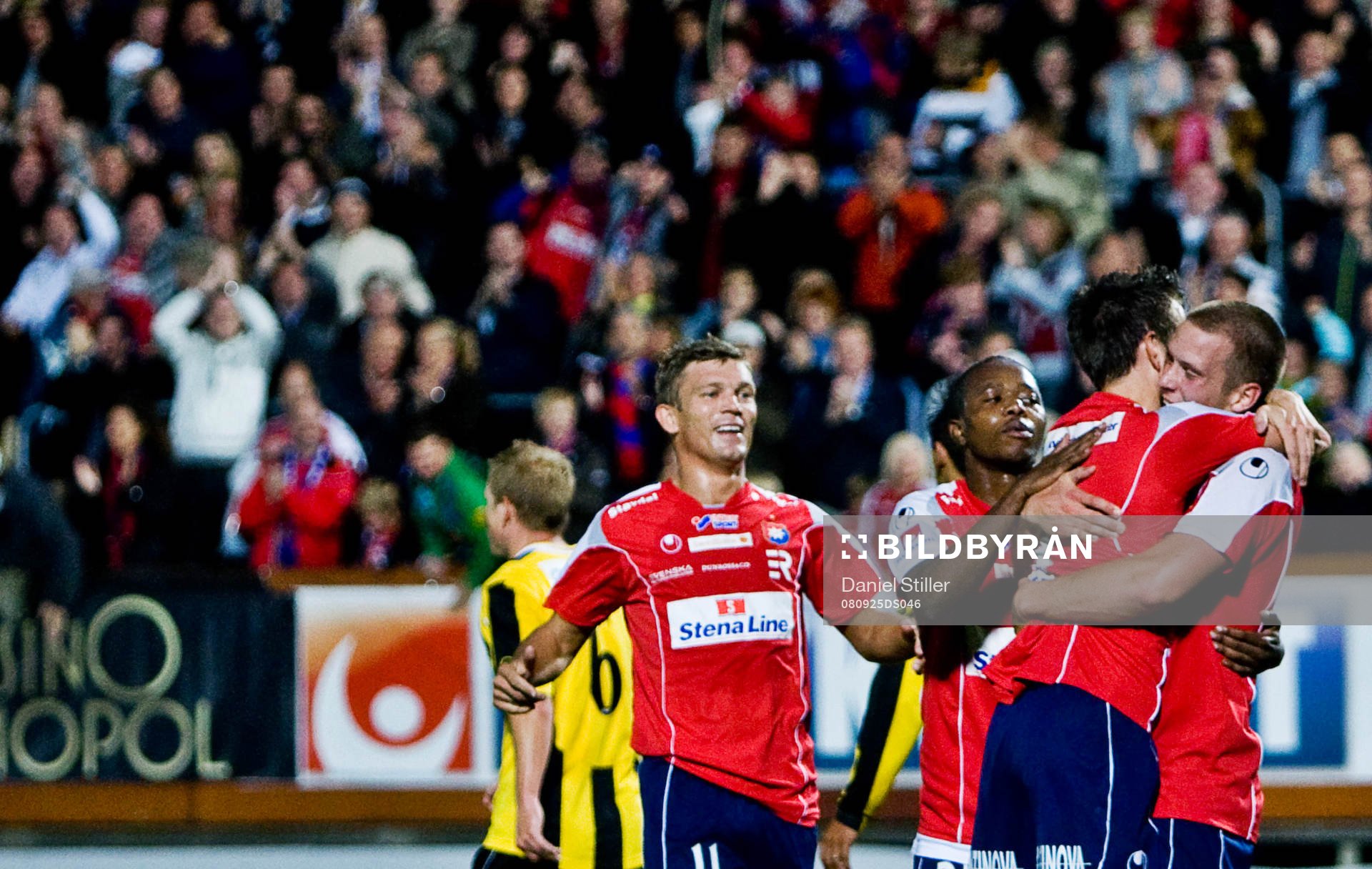 Alexander Mellqvist kvitterar till 1-1 för Örgryte.