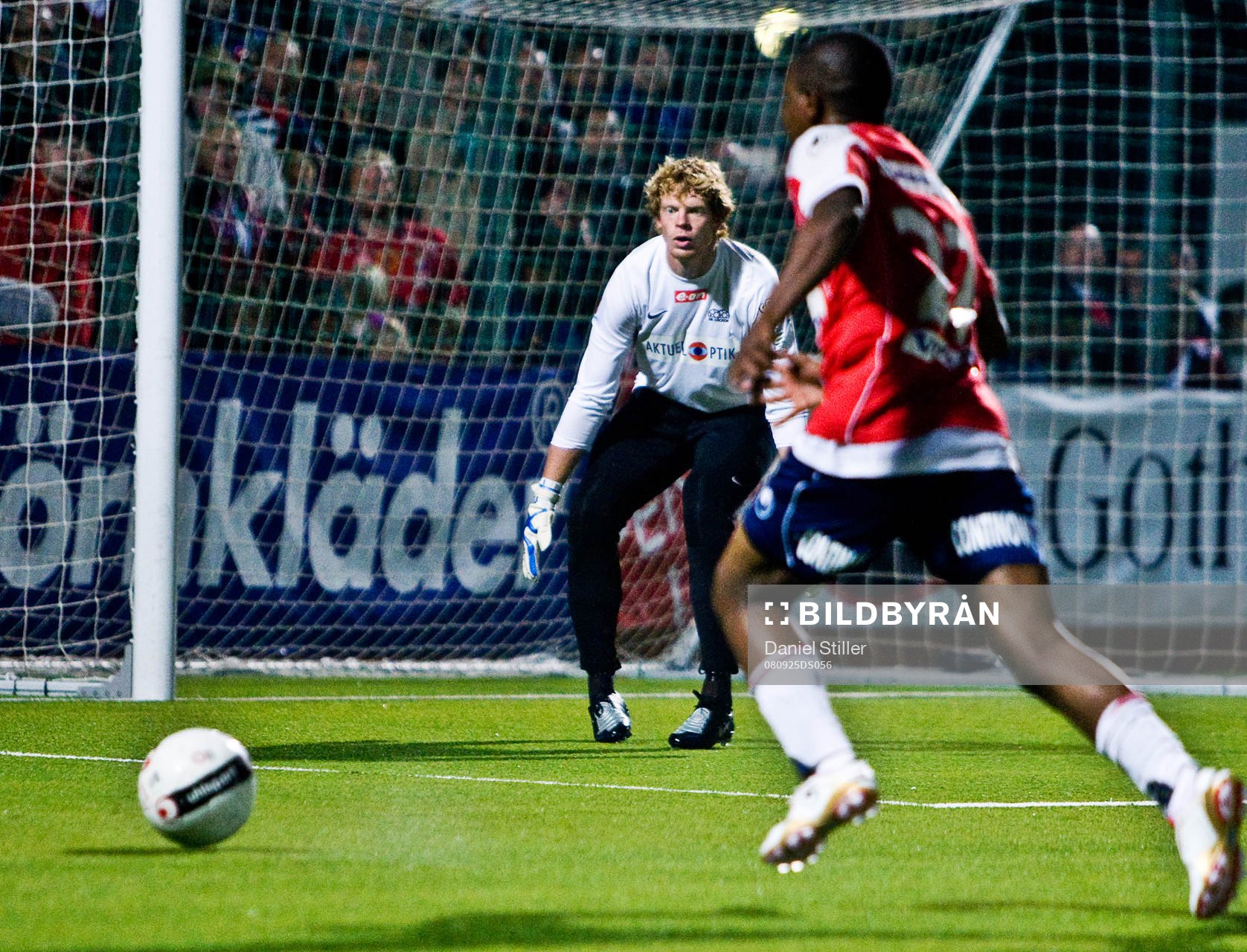 Christoffer Källqvist, målvakt Häcken. Boyd Mwila,