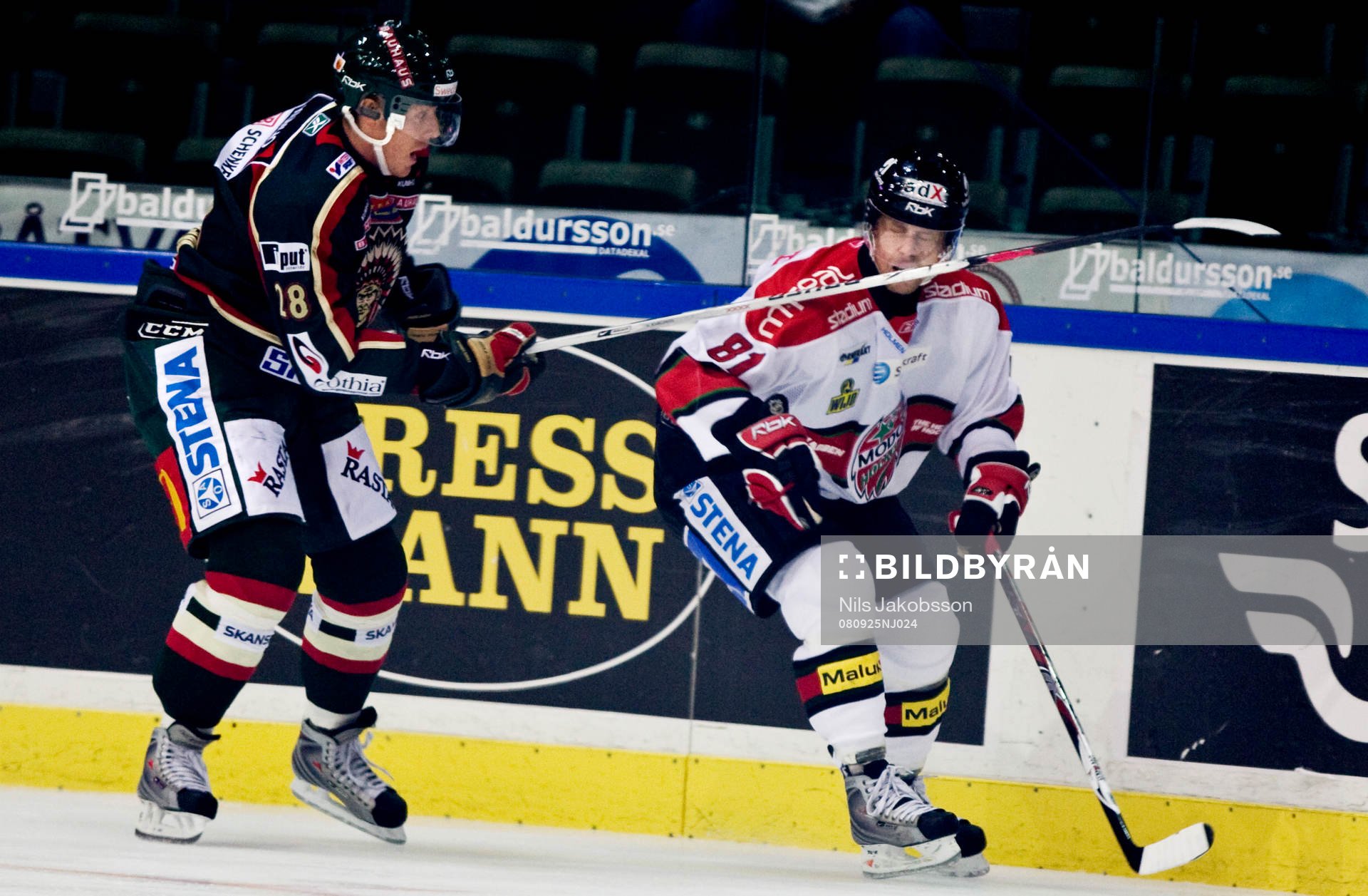 Joakim Andersson, Frölunda, matar  Ville Snellman, Modo