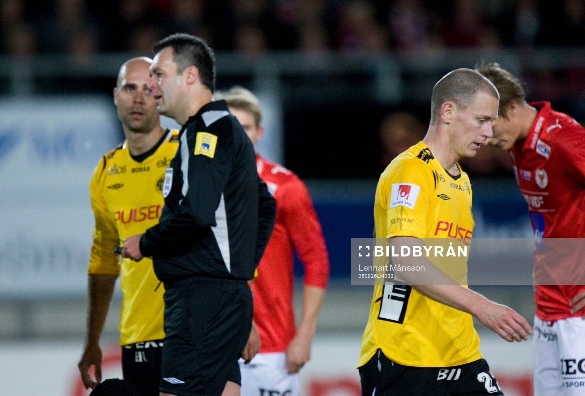 Utvisning, Andreas Augustsson, domare Martin Ingvarsson