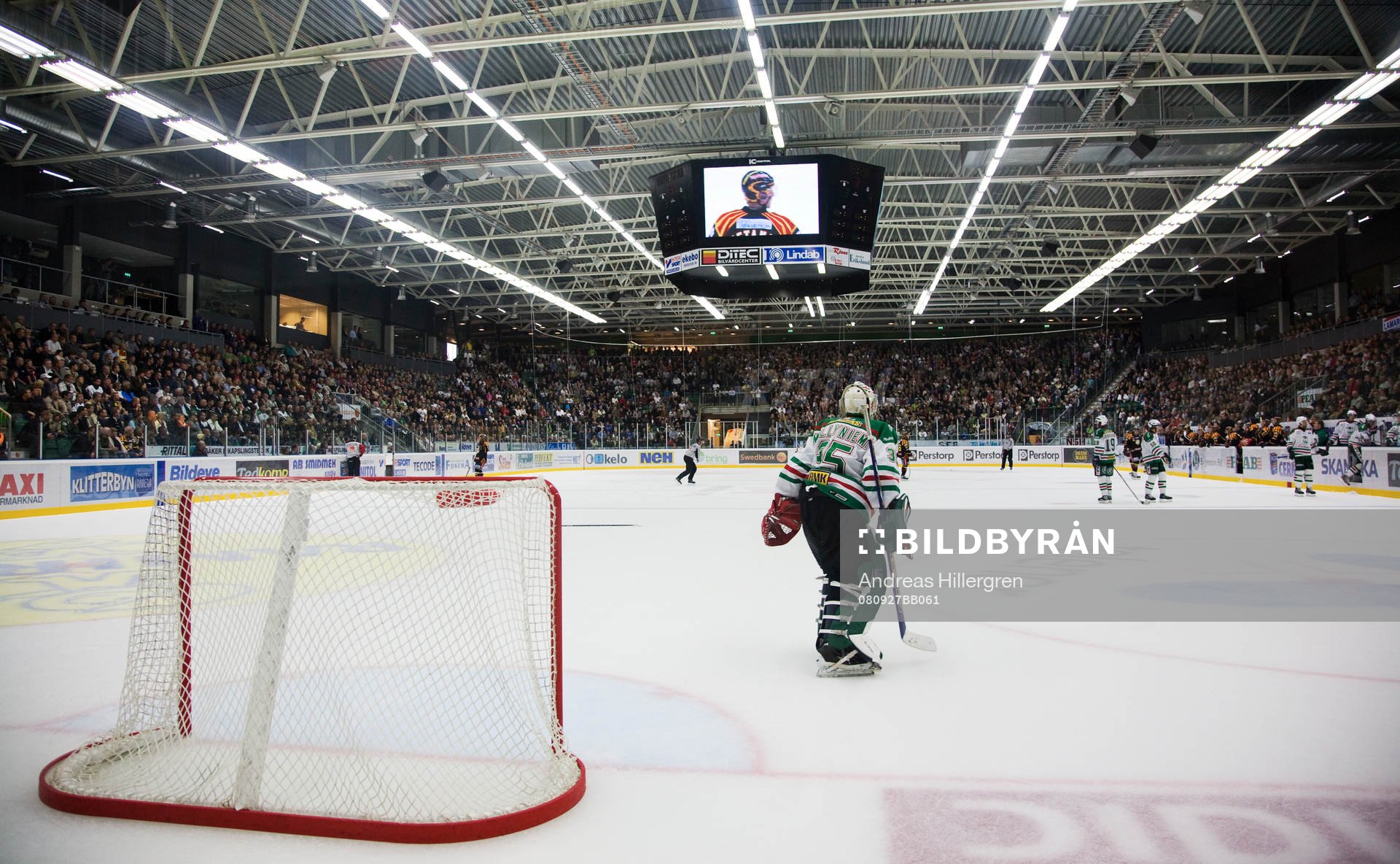 Ishall, arena, interiör