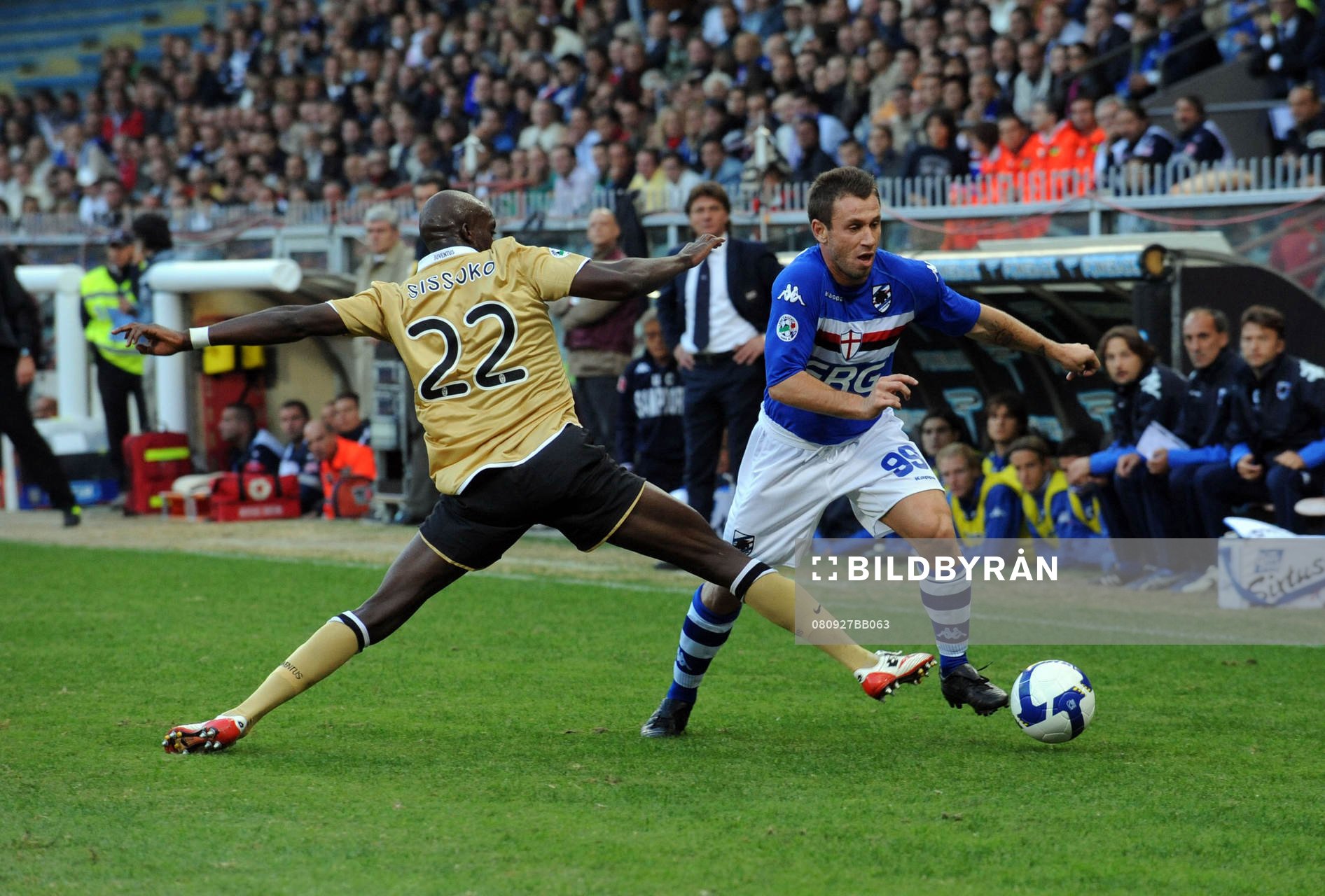   Sissoko och Cassano.