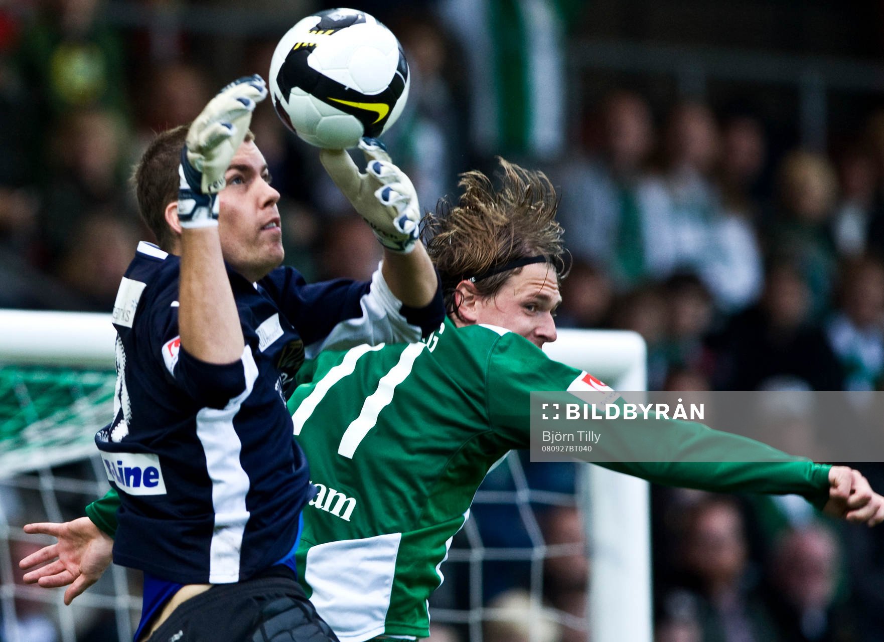 Marcus Sahlman, målvakt, Trelleborg och Freddy Söderberg,