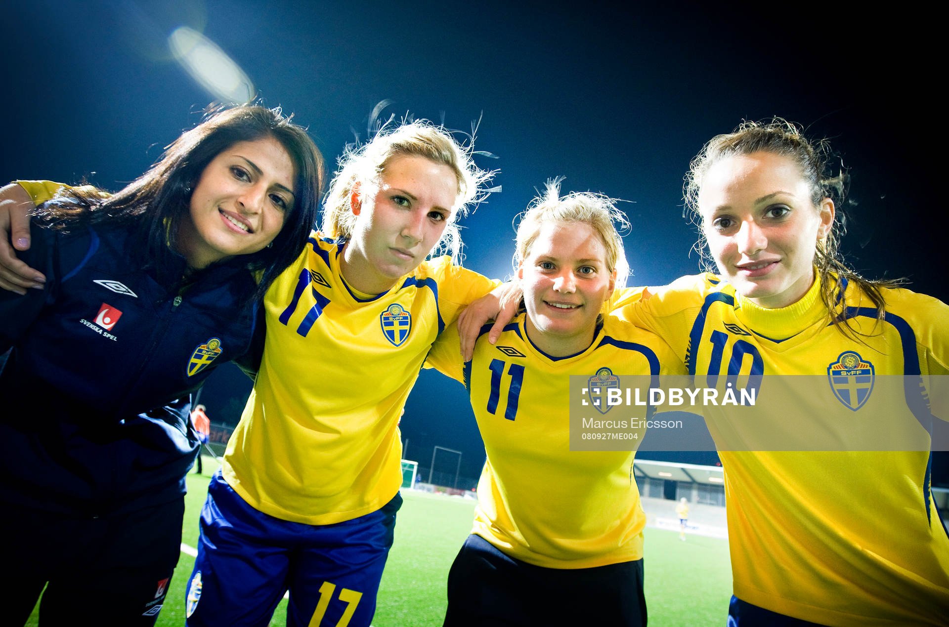 Nazanin Vaseghpanah, Louise Fors, Sara Lindén och Kosovare