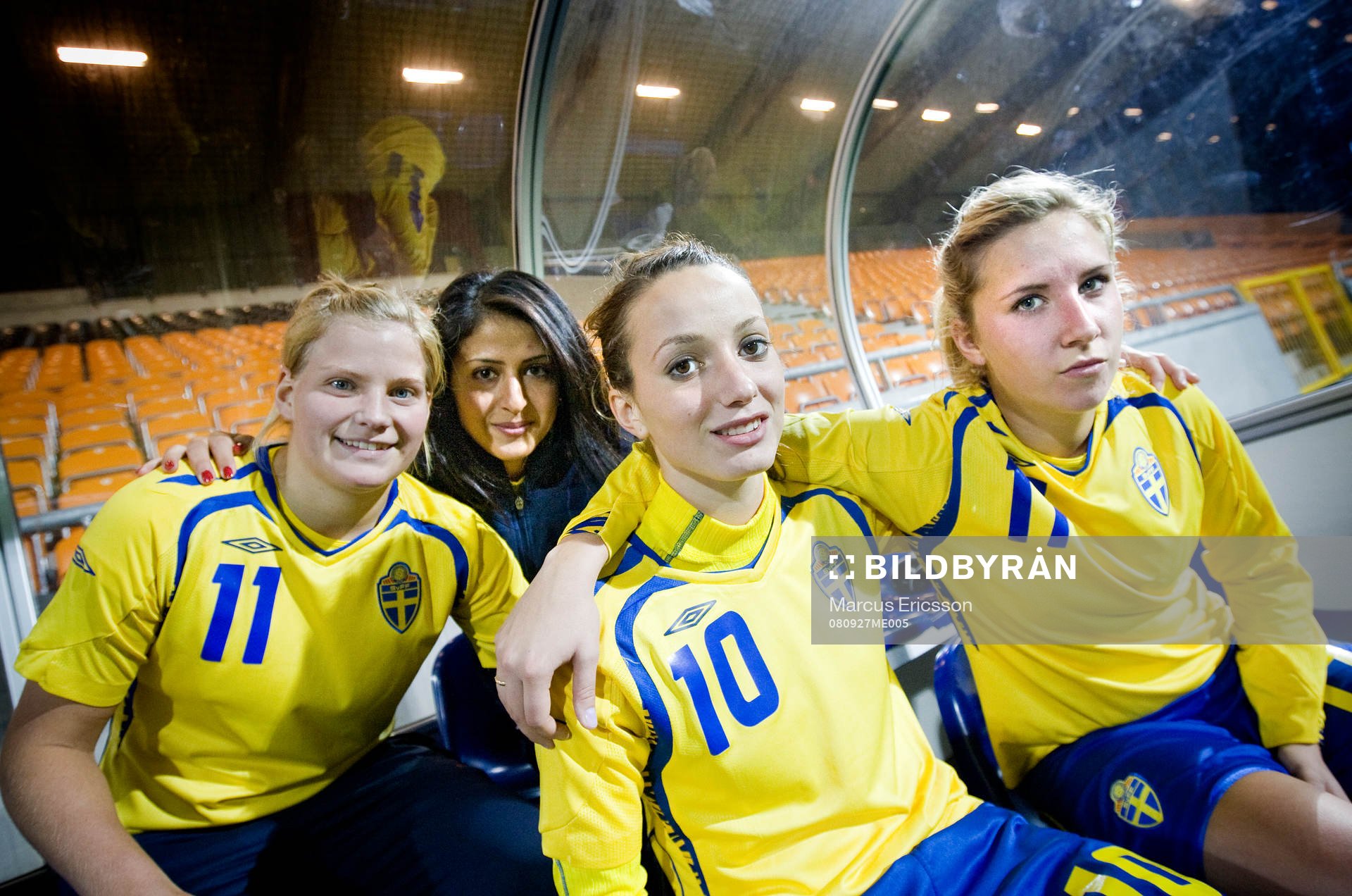 Sara Lindén, Nazanin Vaseghpanah, Kosovare Asllani och