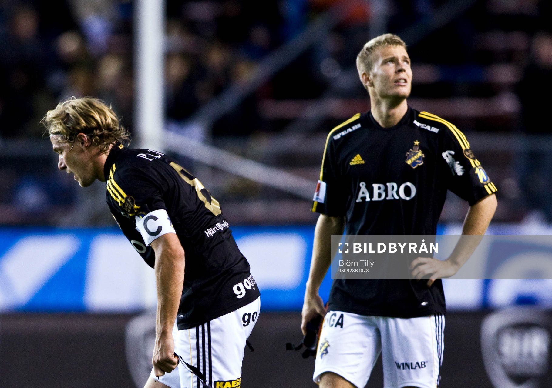 Daniel Tjernström, och Per Karlsson, AIK