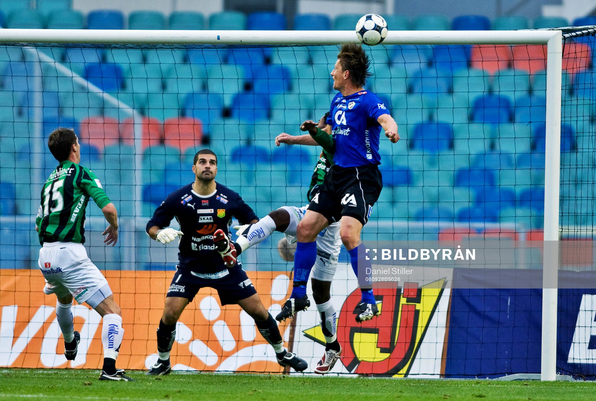Tomas Zvirgzdauskas, Halmstad, gör 1-0
