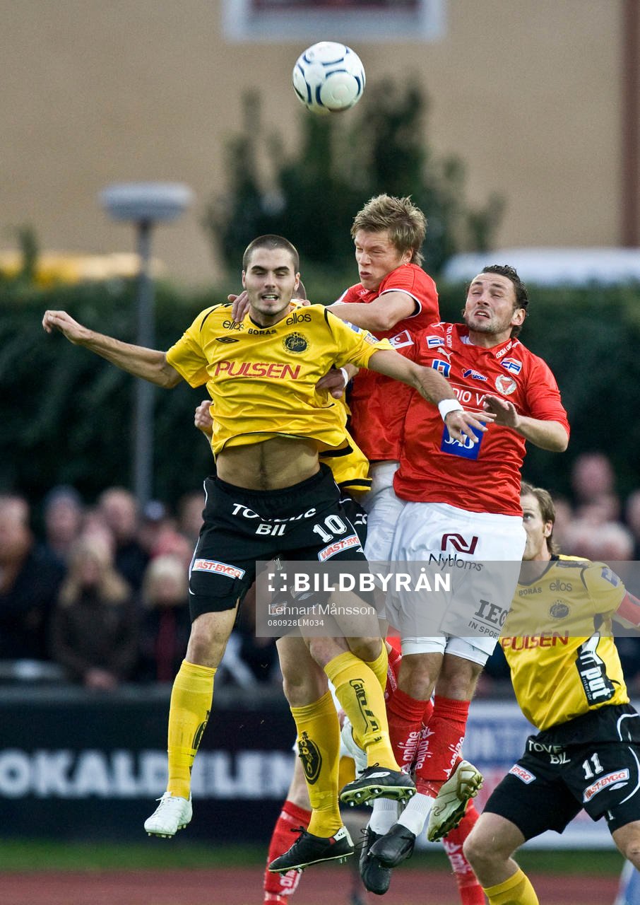 Denni Avdic, Viktor Elm och Arthur Sorin. Nickduell
