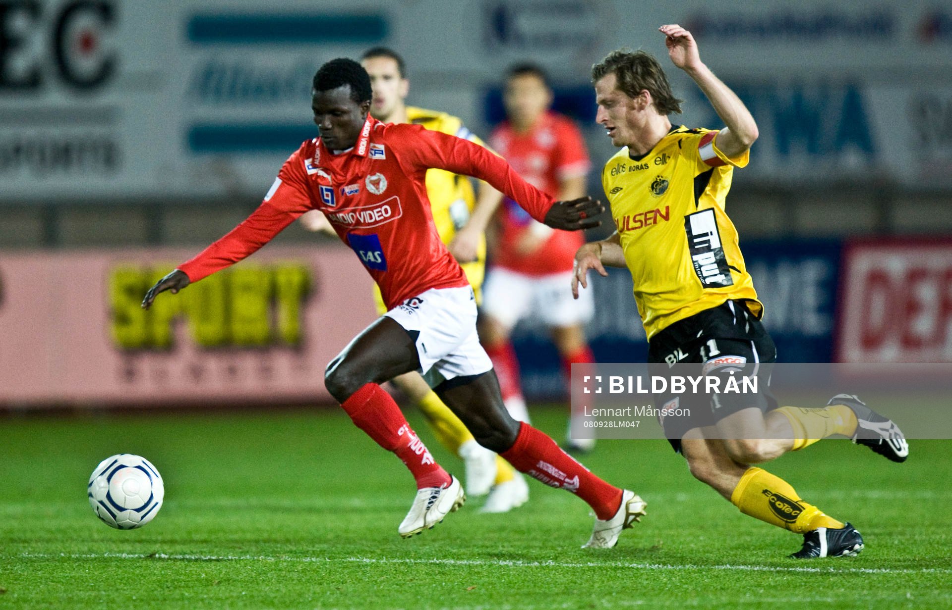 Abiola Dauda och Daniel Mobaeck