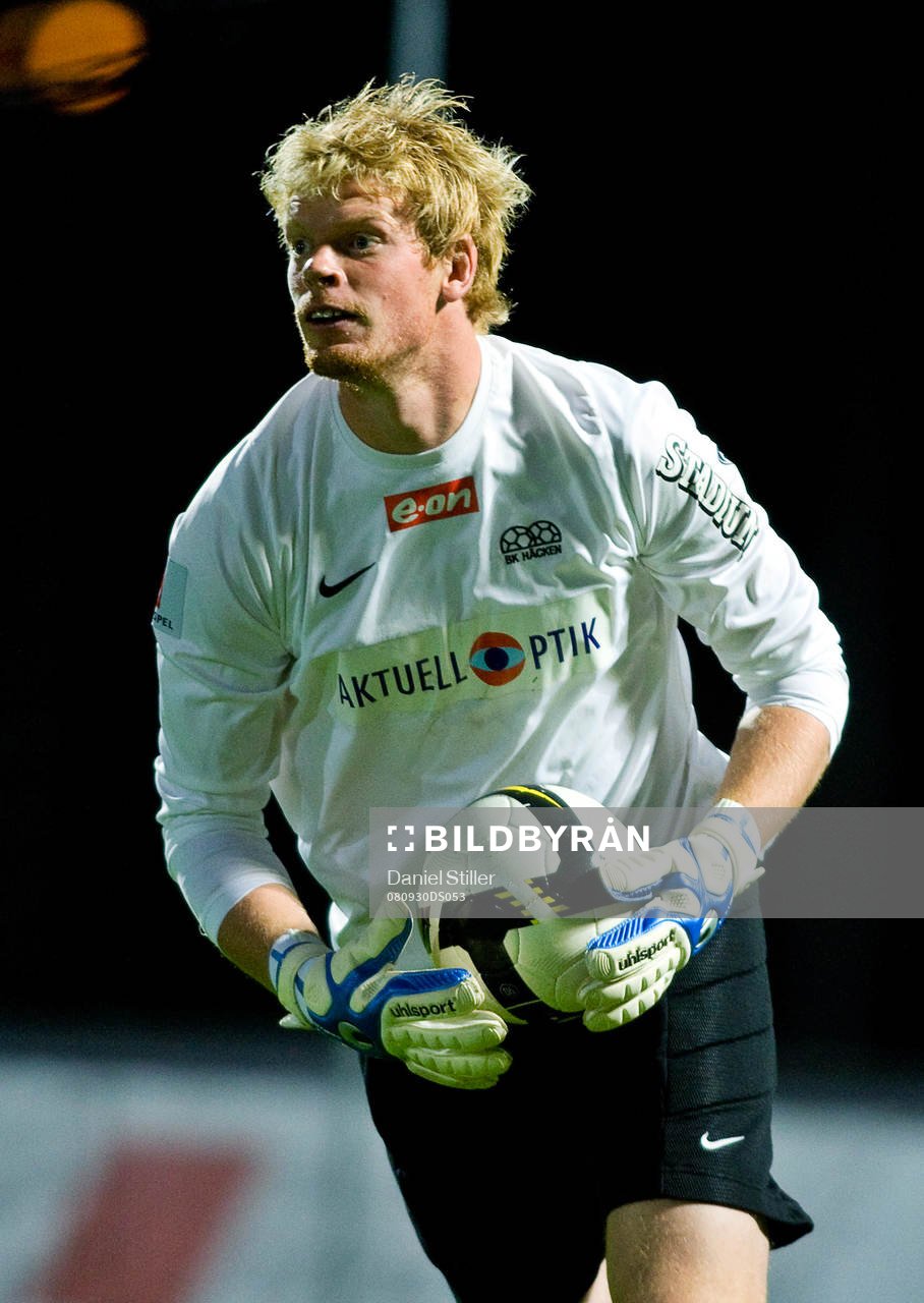 Christoffer Källqvist, målvakt Häcken