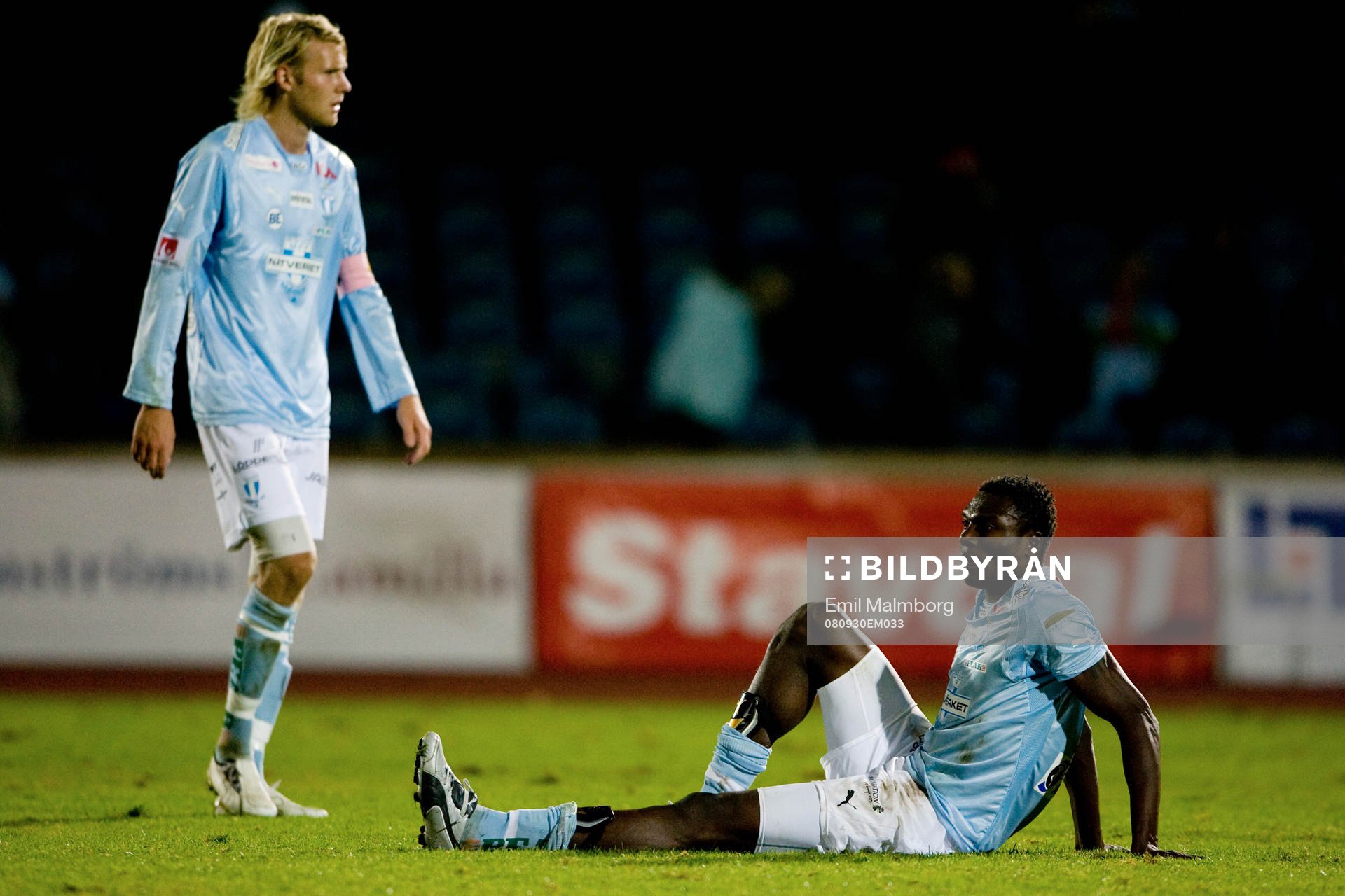 Ola Toivonen och Edward Ofere, depp