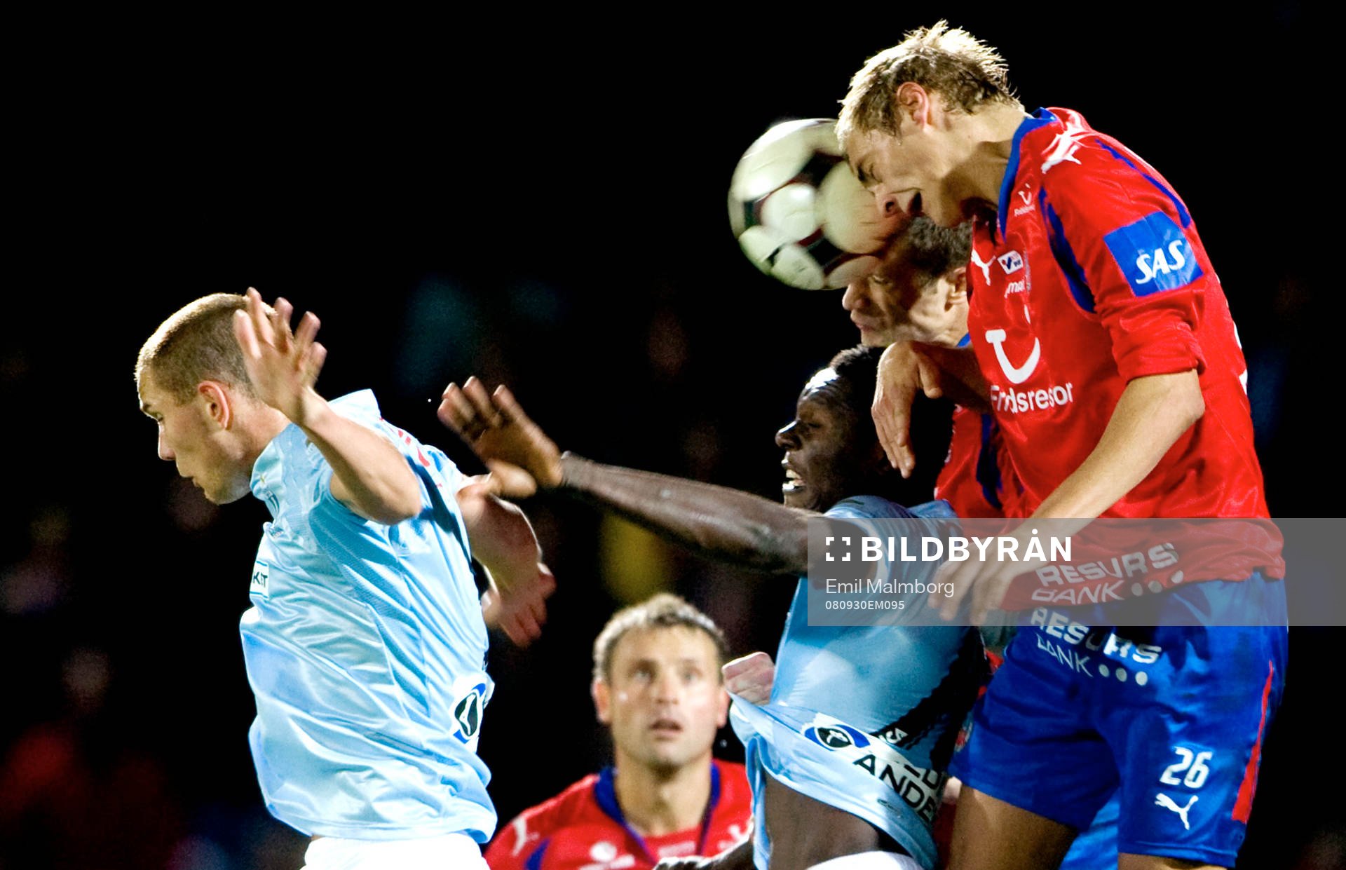 Joel Ekstrand, Helsingborg och Edward Ofere, Malmö