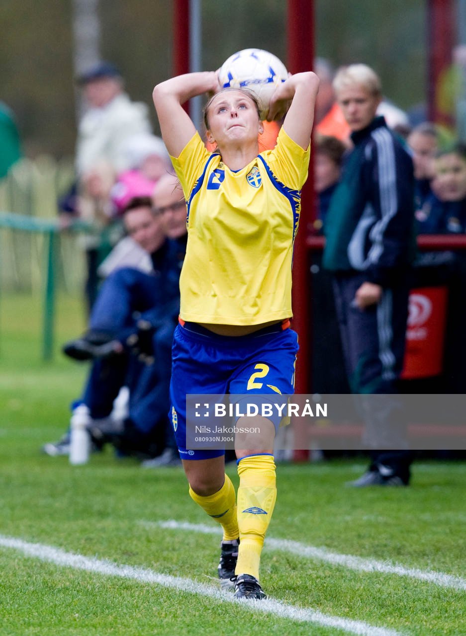 Josefine Alfsson, Sverige, inkast