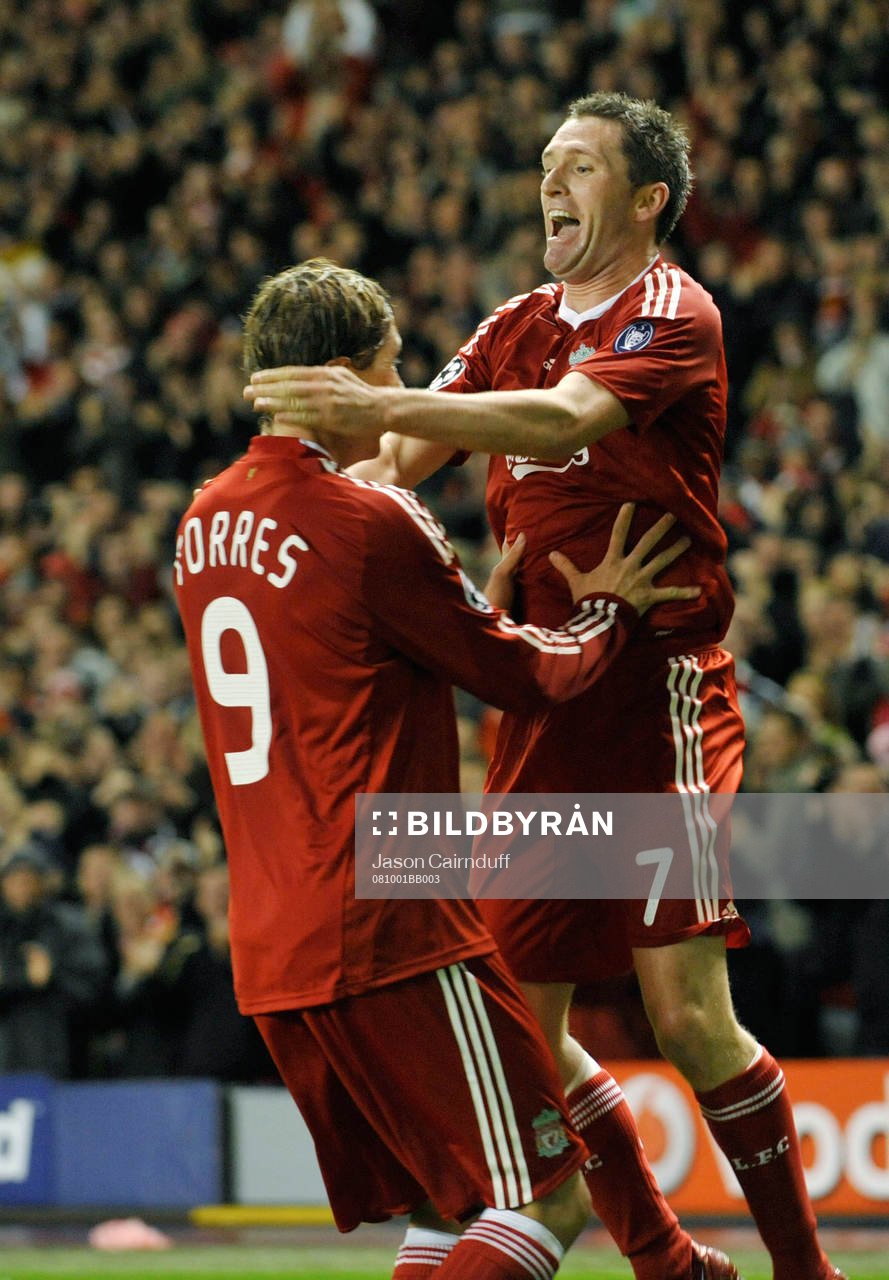 Robbie Keane jubel med Fernando Torres