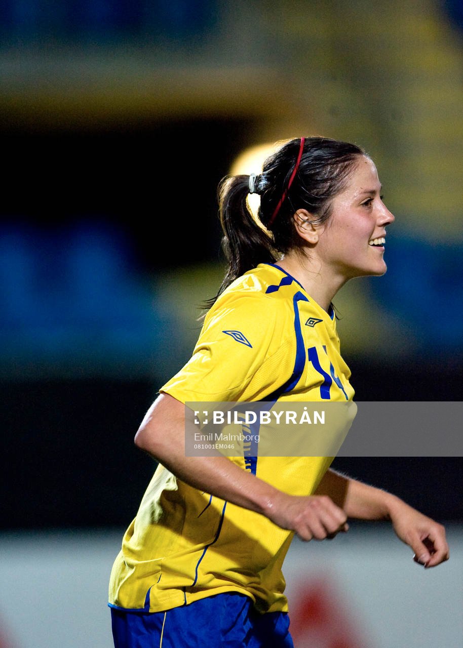Madelene Edlund, Sverige. Jubel