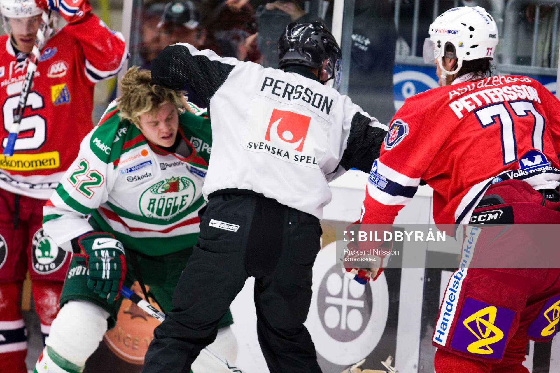 Fight mellan Tommy Enström och Stefan Pettersson. Bråk,