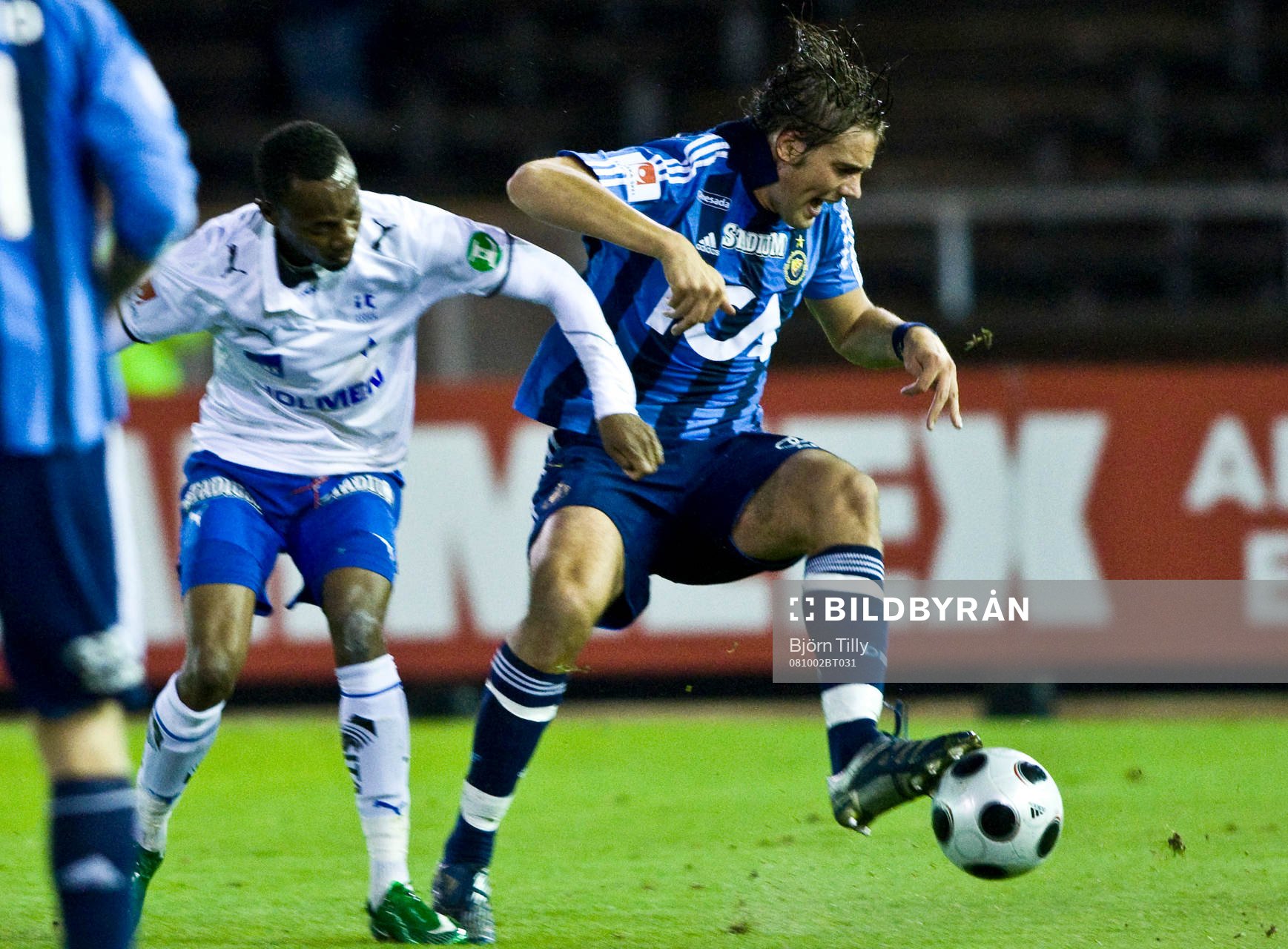 Kevin Amuneke, Norrköping och Mikael Dahlberg, Djurgården