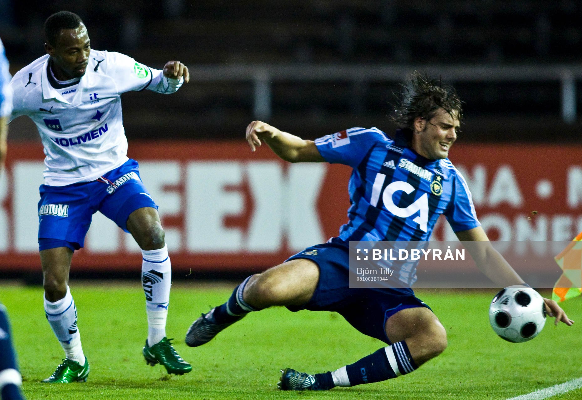 Kevin Amuneke, Norrköping och Mikael Dahlberg, Djurgården