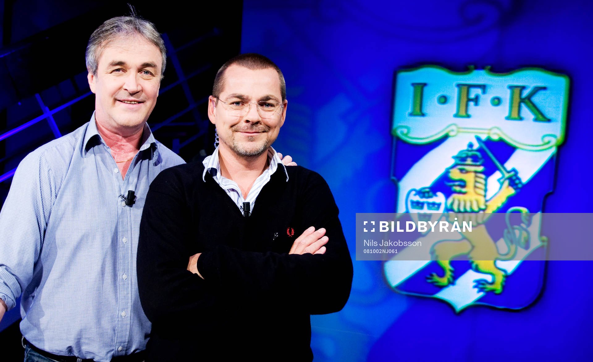 Fotboll, inspelning av kanal lokals program med tema IFK
