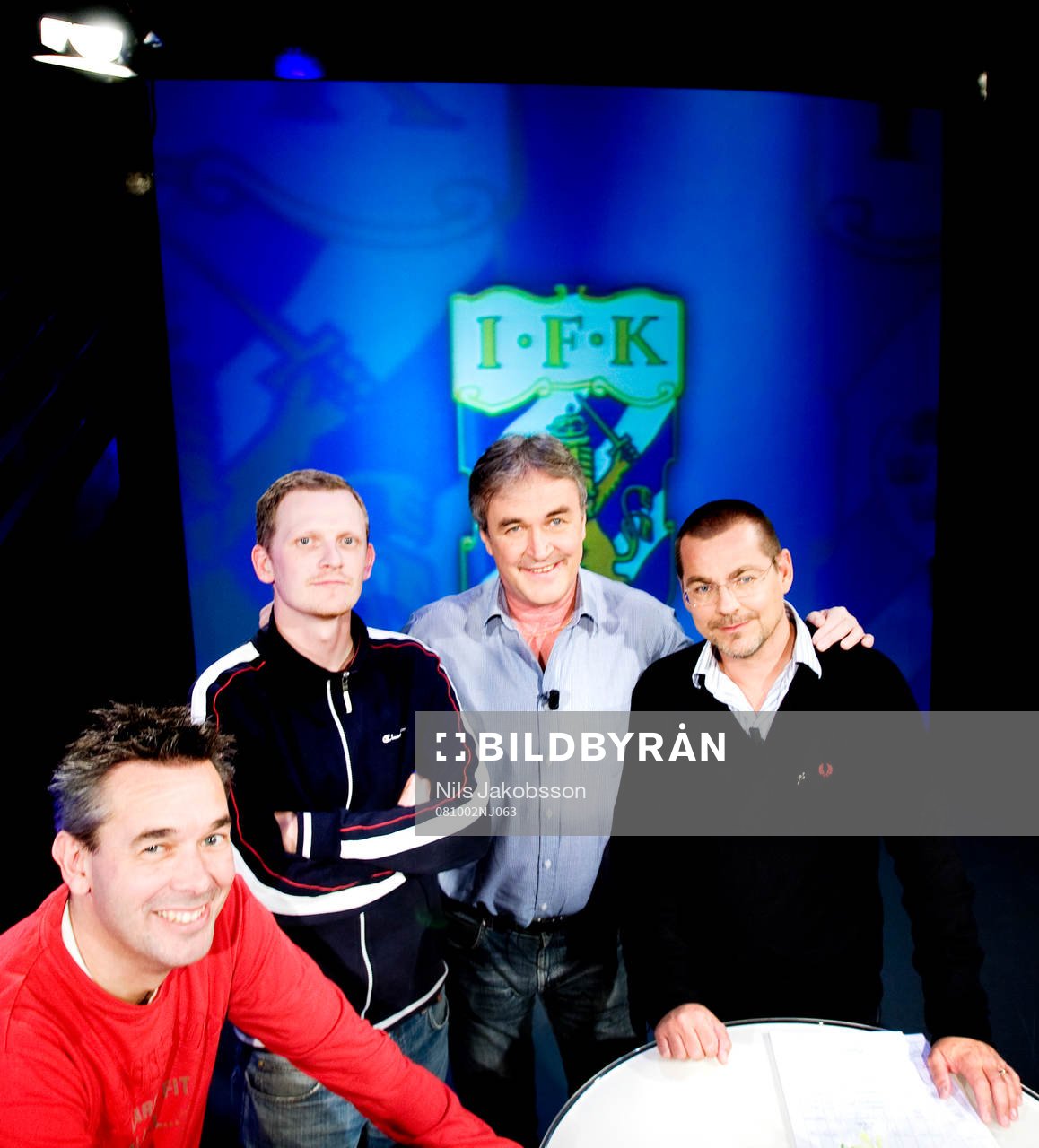 Fotboll, inspelning av kanal lokals program med tema IFK