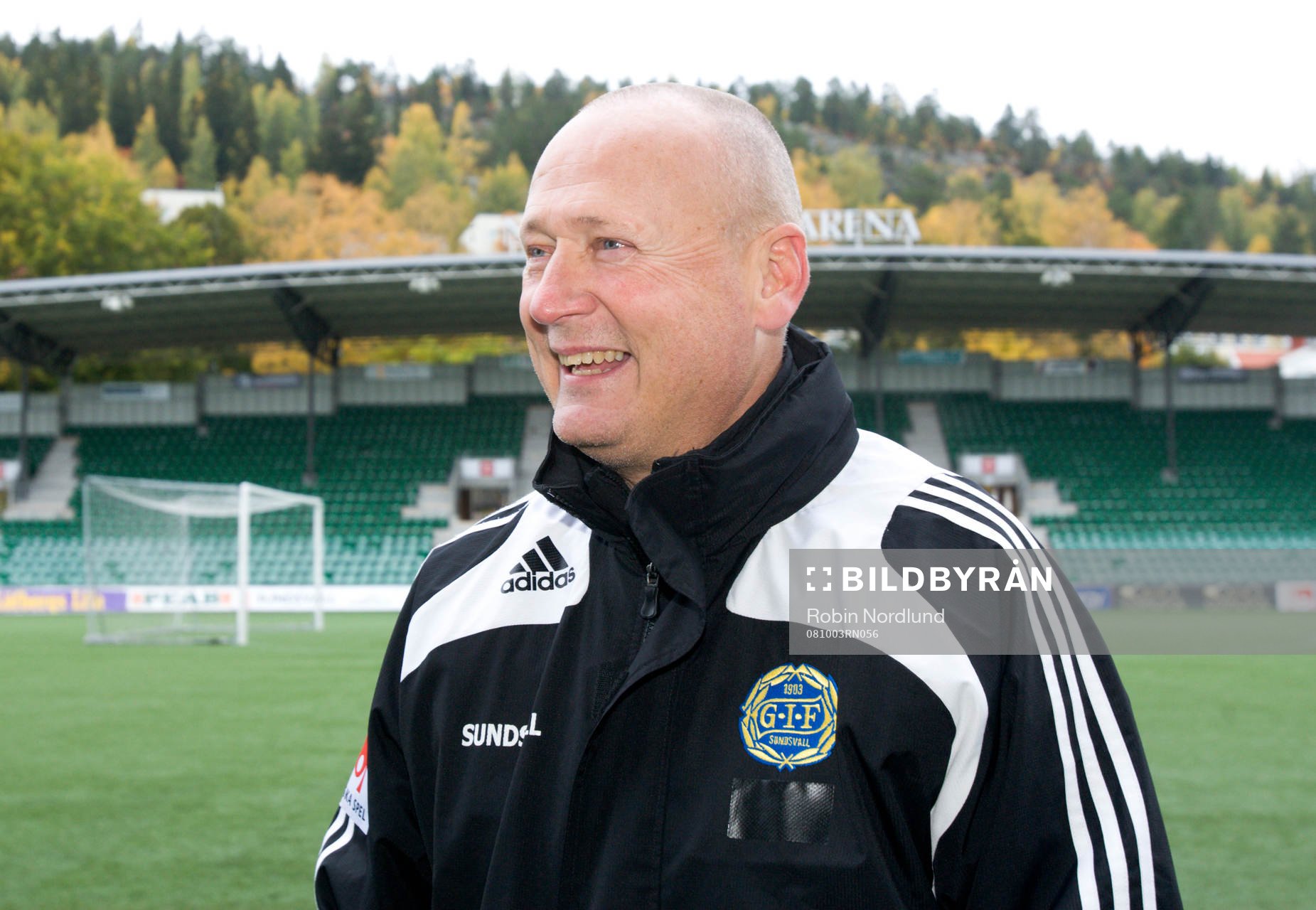 Sören Åkeby, tränare, med sin nya klubb GIF Sundsvall