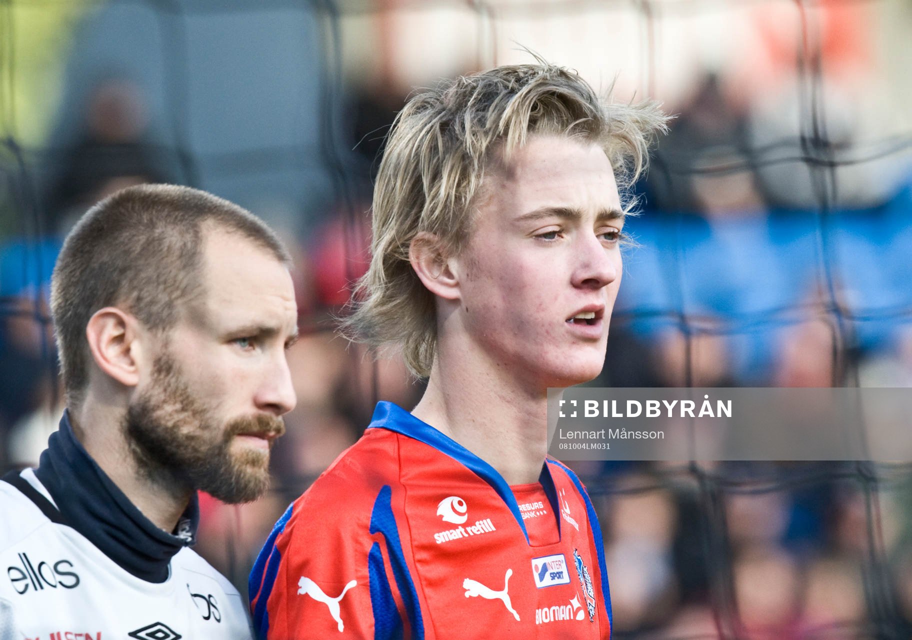 Rasmus Jönsson, Helsingborg, bredvid Johan Wiland,