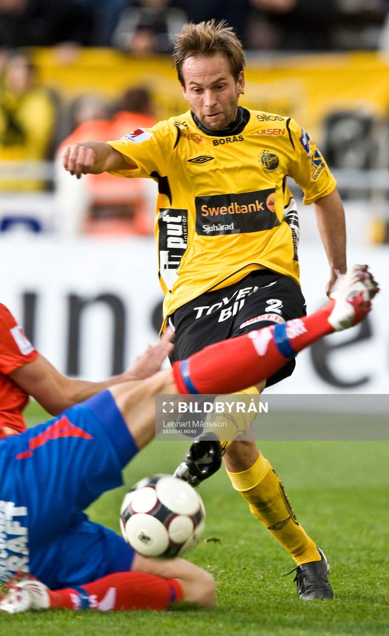 Mathias Florén, Elfsborg, undviker tackling