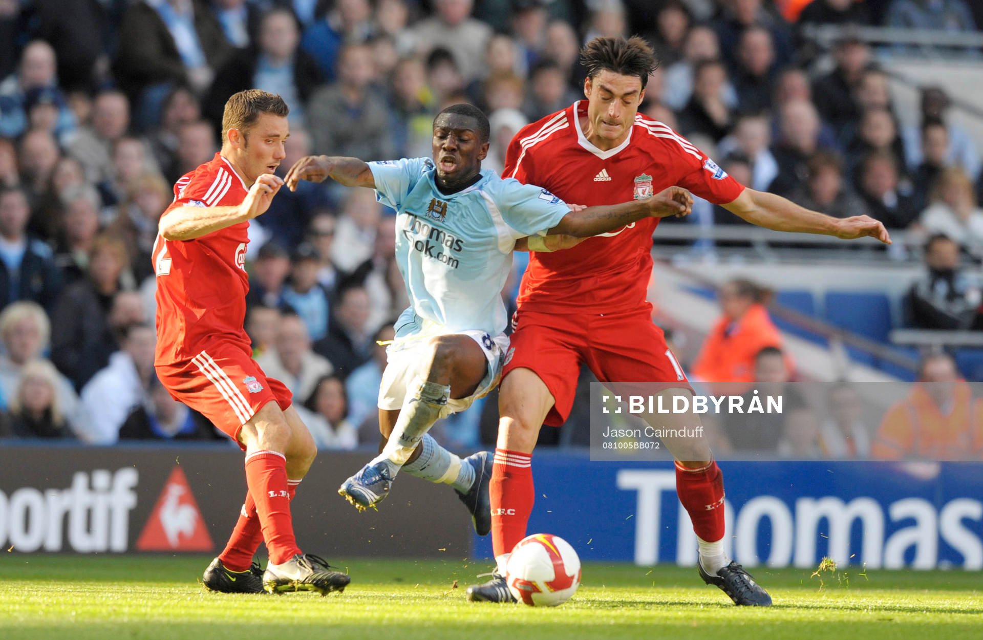  Shaun Wright Phillips, Fabiano Aurelio och Albert Riera.
