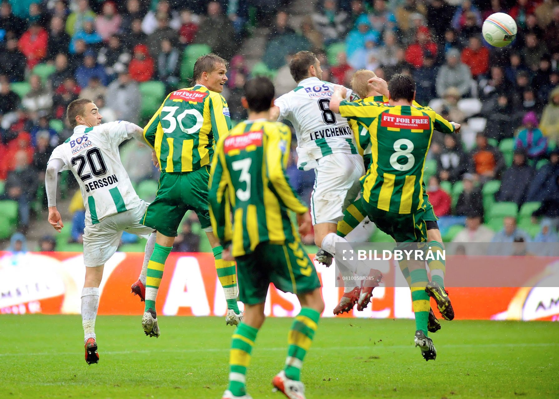 Evgeniy Levchenko, Groningen, gör mål. Petter Andersson,