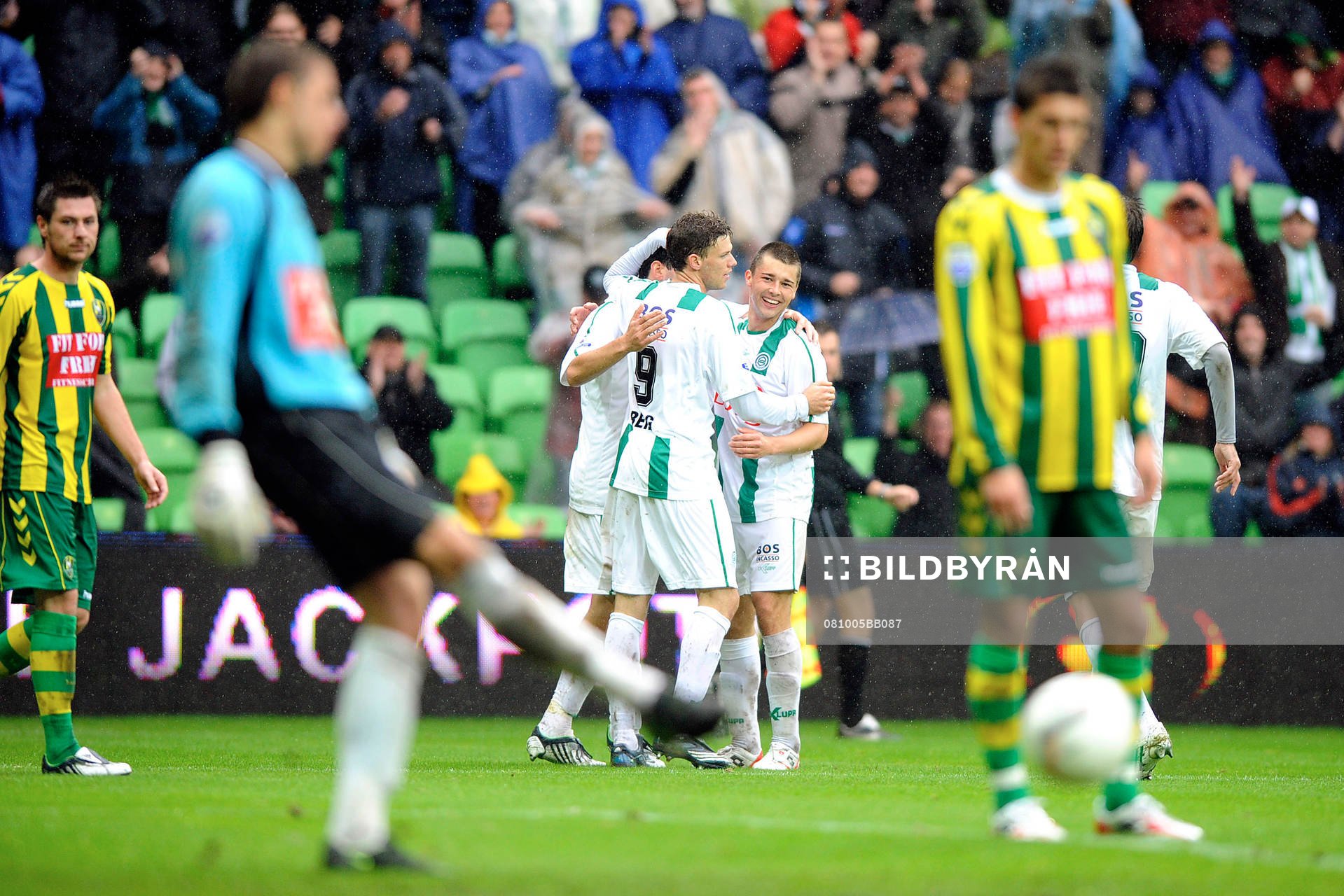 Marcus Berg och Groningen, jubel