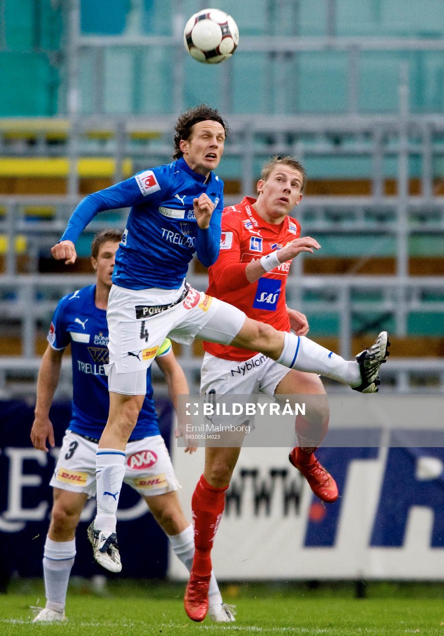 Kristian Haynes och Patrik Ingelsten, nickduell