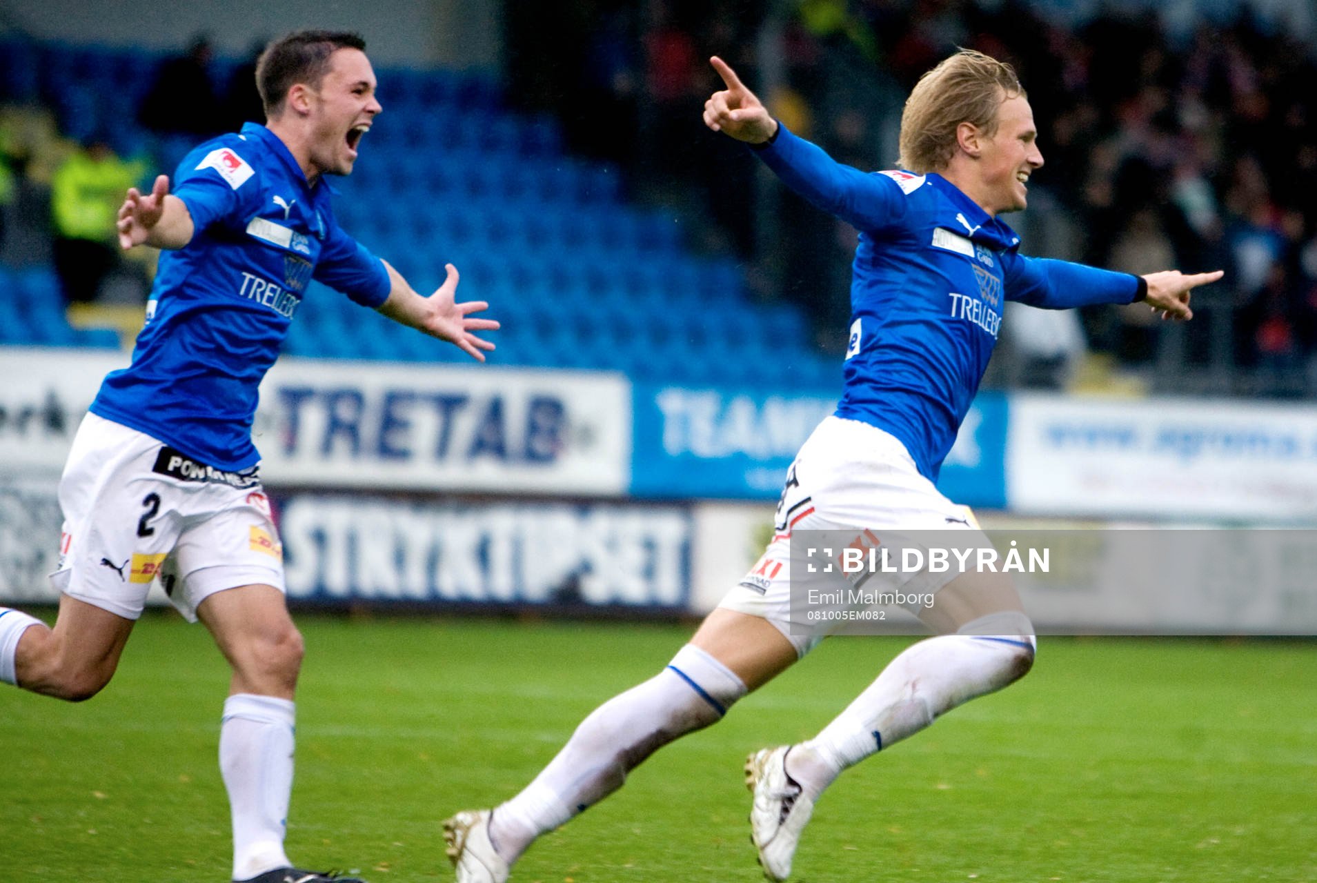 Magnus Andersson, TFF gör 2-1. Jubel