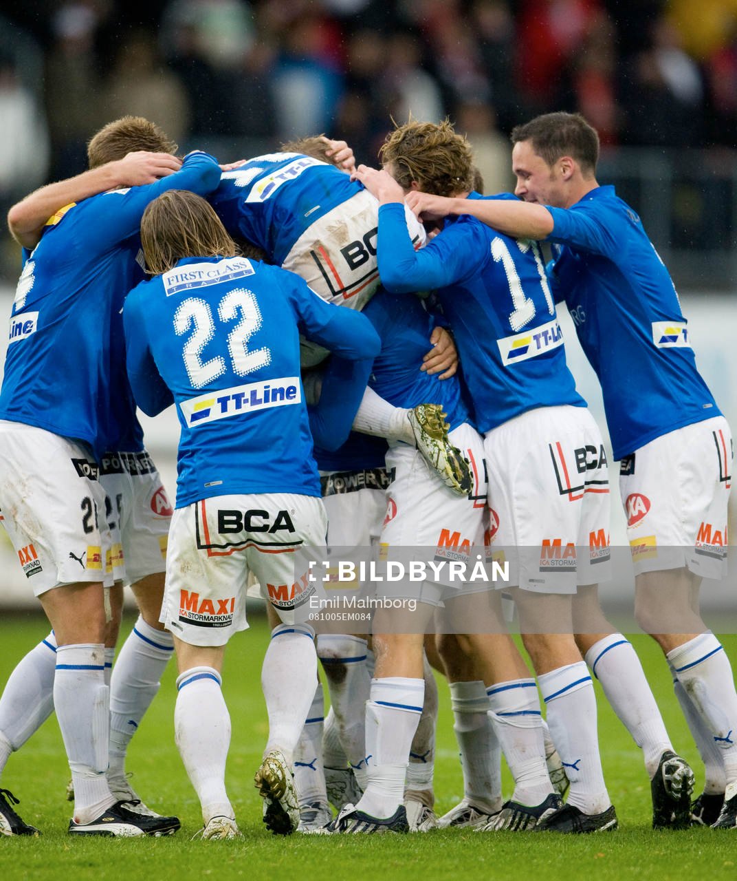 Magnus Andersson, TFF gör 2-1. Jubel