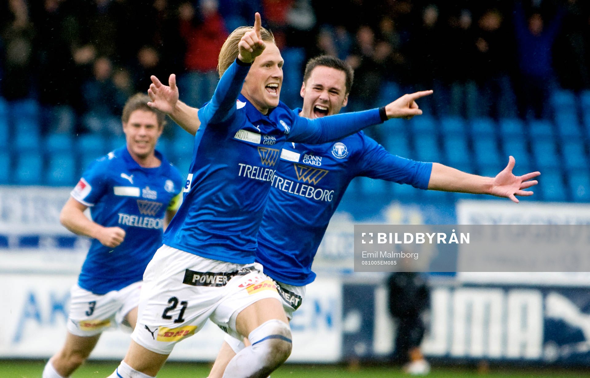 Magnus Andersson, TFF gör 2-1. Jubel