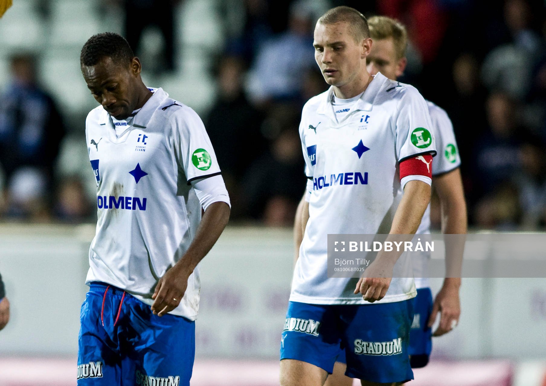 Kevin Amuneke, och Richard Spong, Norrköping, depp