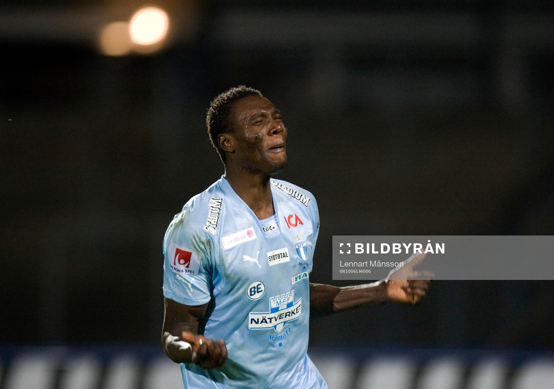 3-1, Edward Ofere, jubel