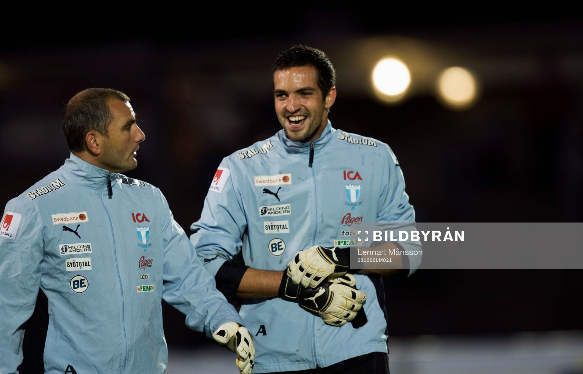Jonnie Fedel, målvaktstränare och Dusan Melicharek,