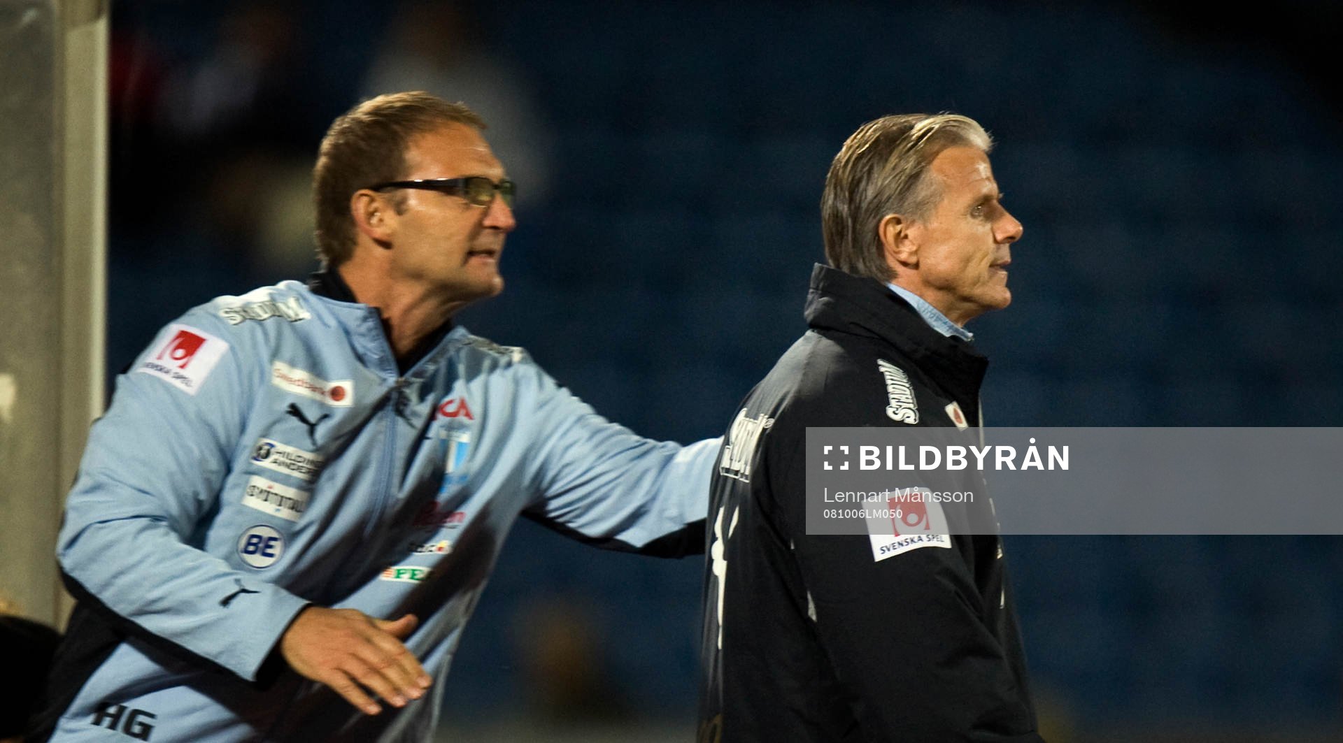 Roland Nilsson, tränare och Hans Gren, assisterande