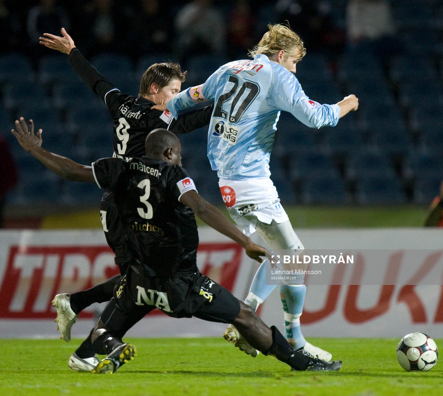 Utvisning och straff, Bertin Samuel Zé Ndille, Örebro,