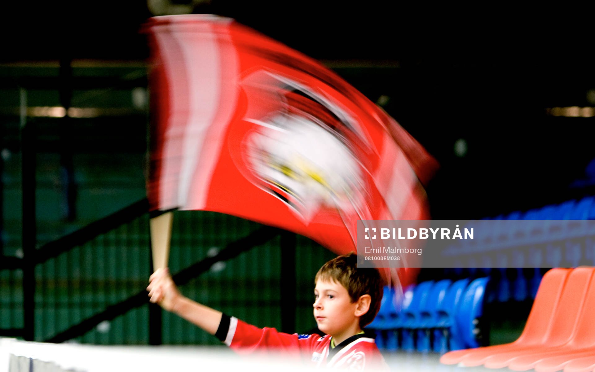 Supporter, fan, flagga