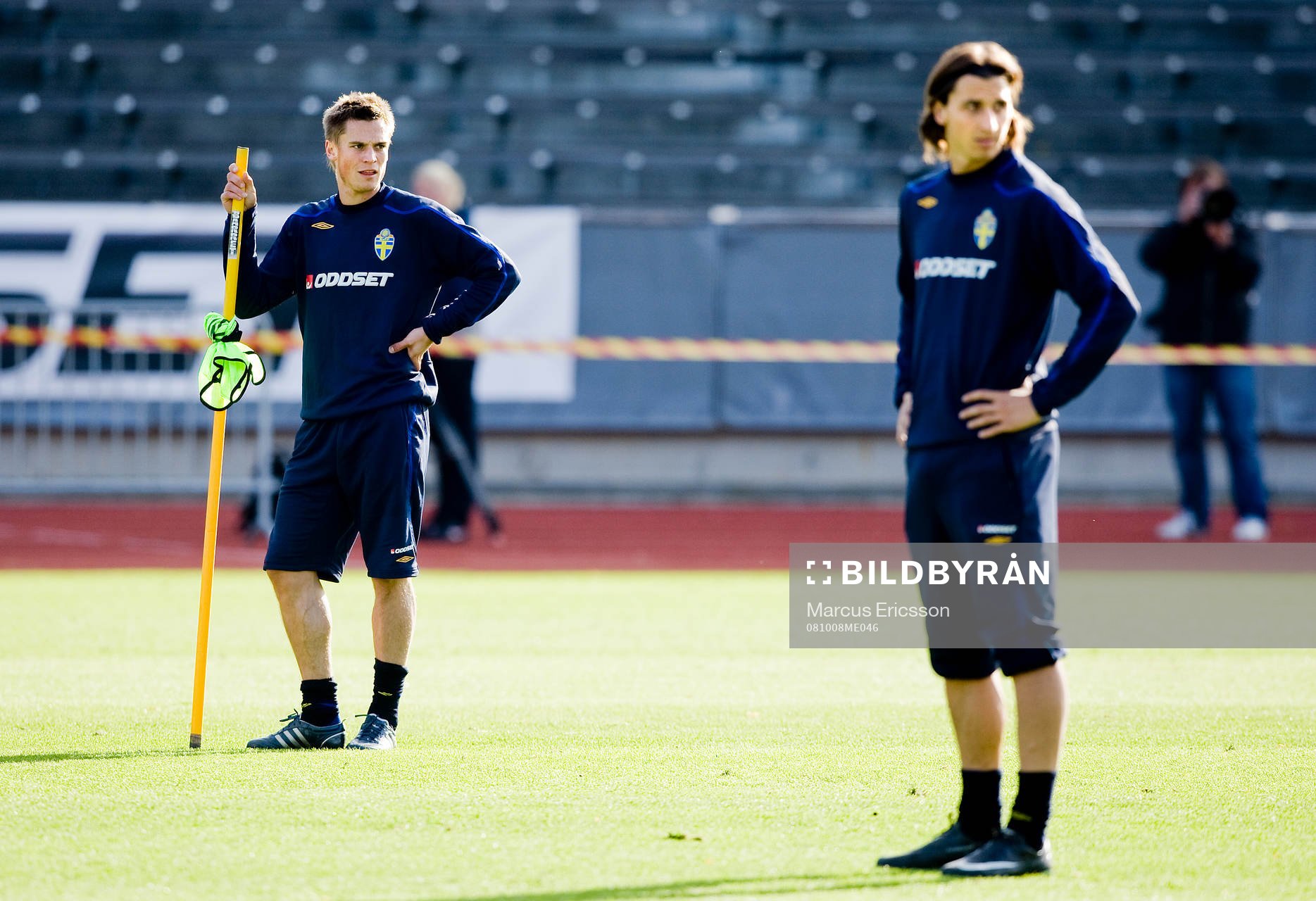 Markus Rosenberg och Zlatan Ibrahimovic