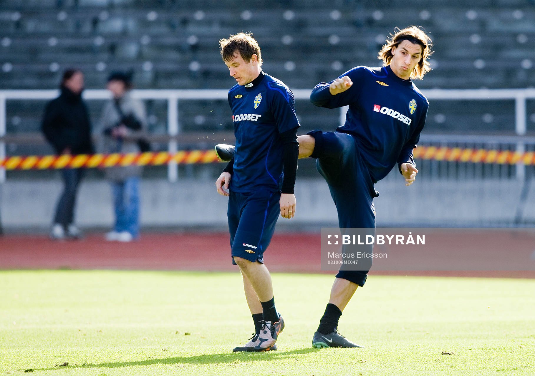 Kim Källström och Zlatan Ibrahimovic
