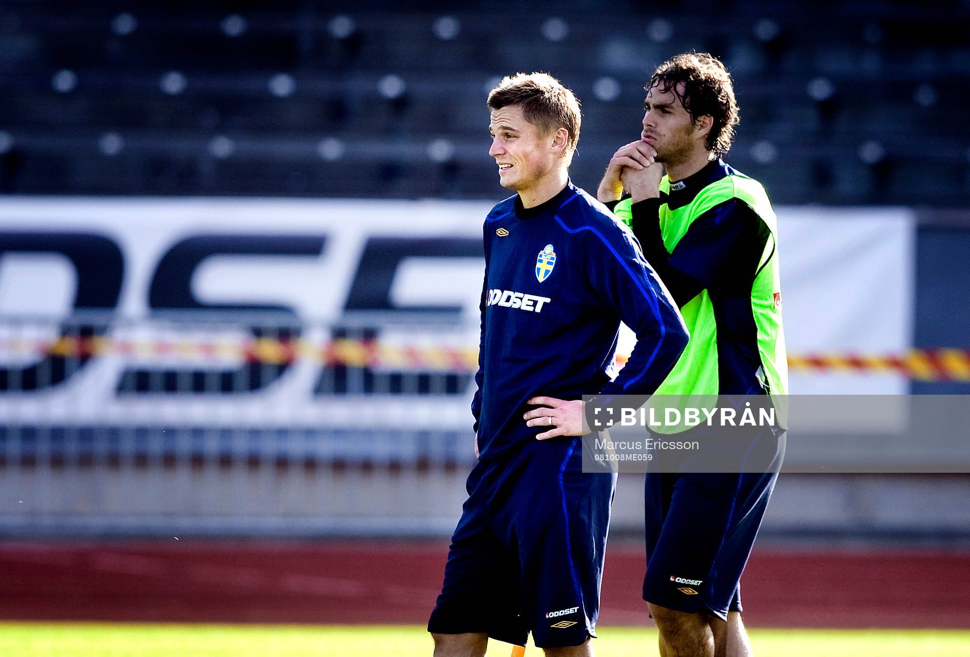 Markus Rosenberg och Johan Elmander