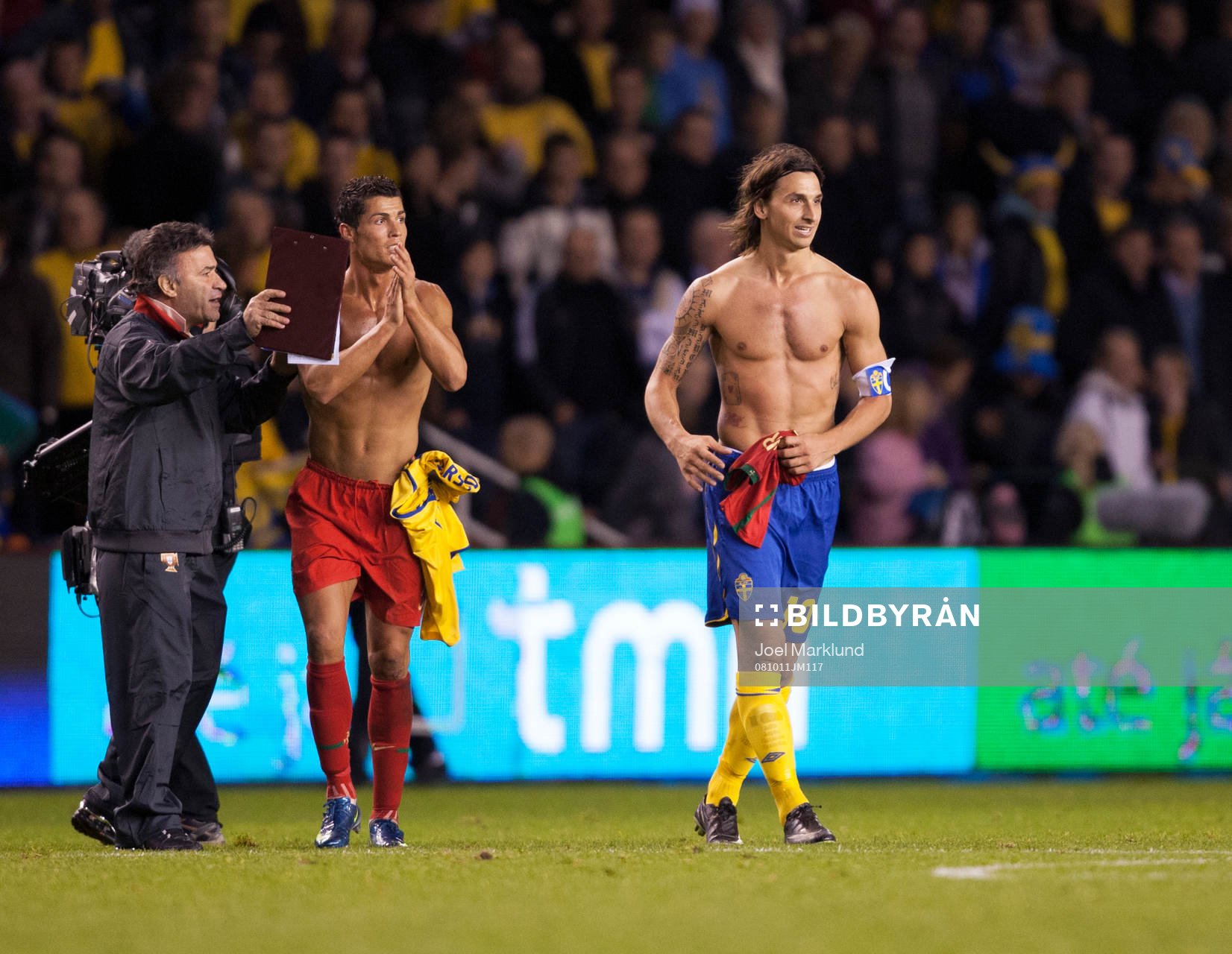 Christiano Ronaldo, Portugal och Zlatan Ibrahimovic,