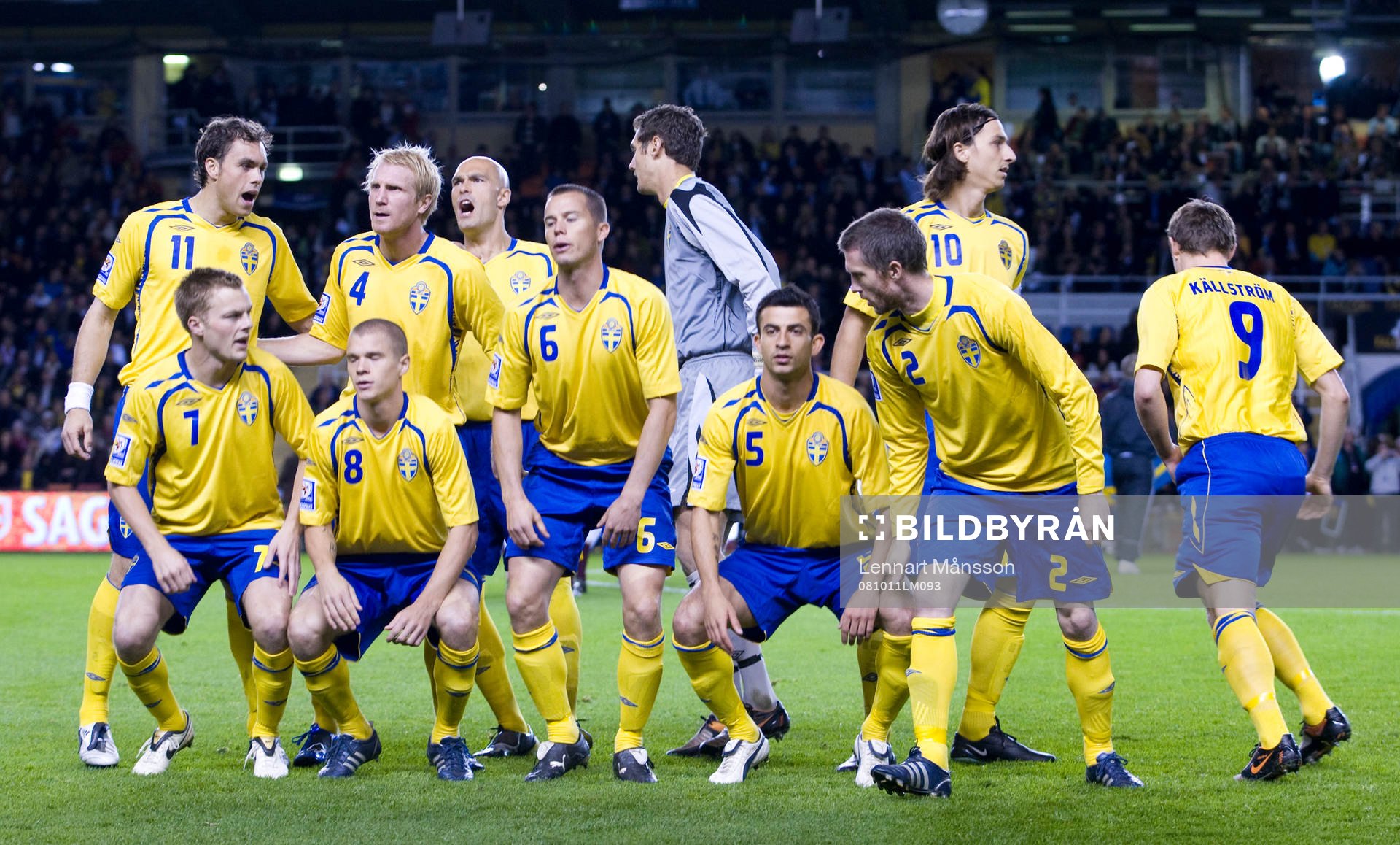 Startelva, som spelade hela matchen